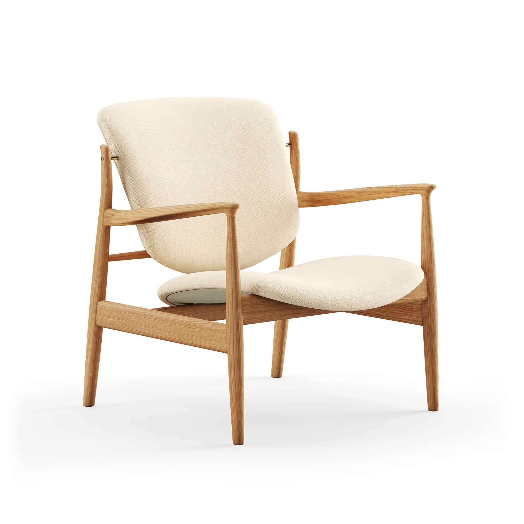 France fåtölj Dark oiled oak