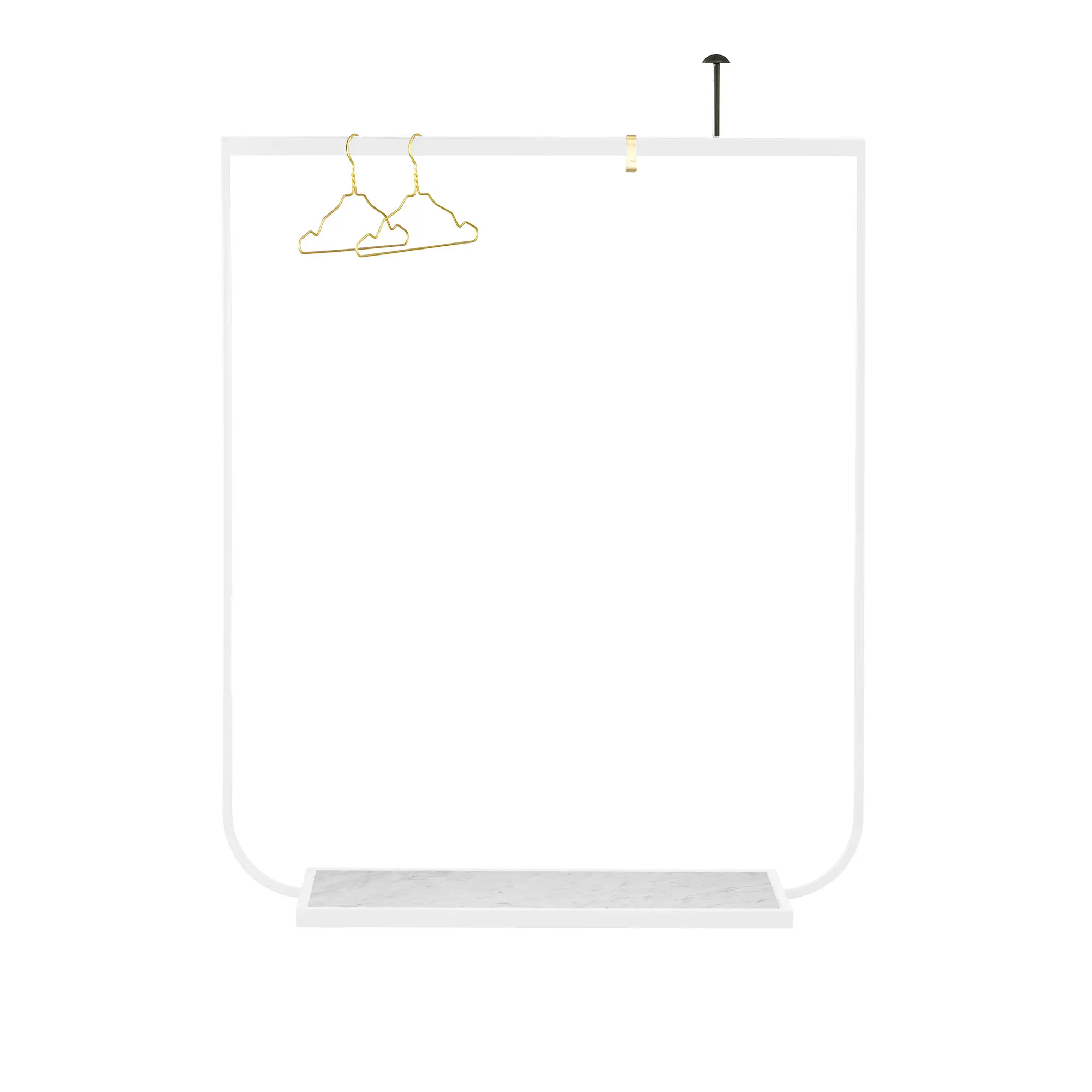 Tati Coat Rack Large Carrara Marble