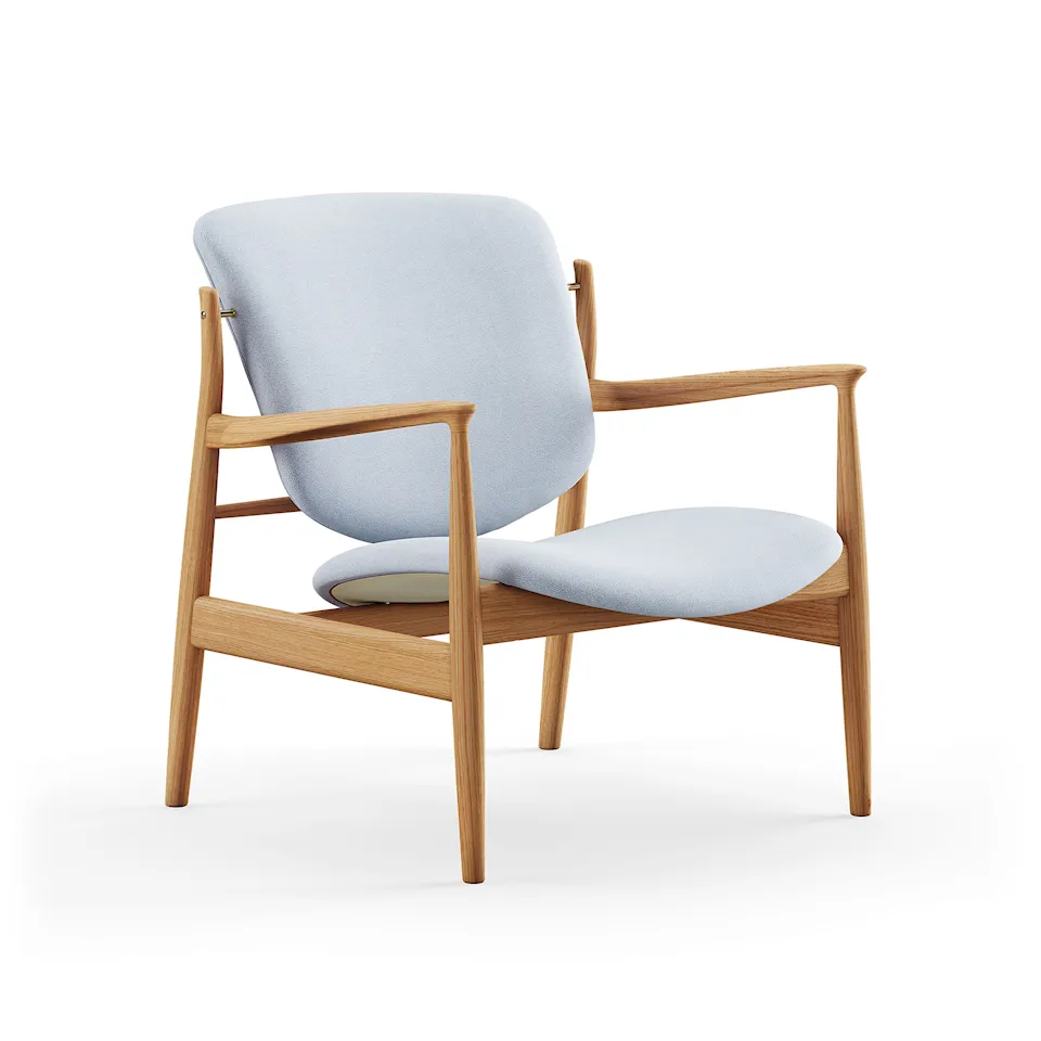 France fåtölj Dark oiled oak