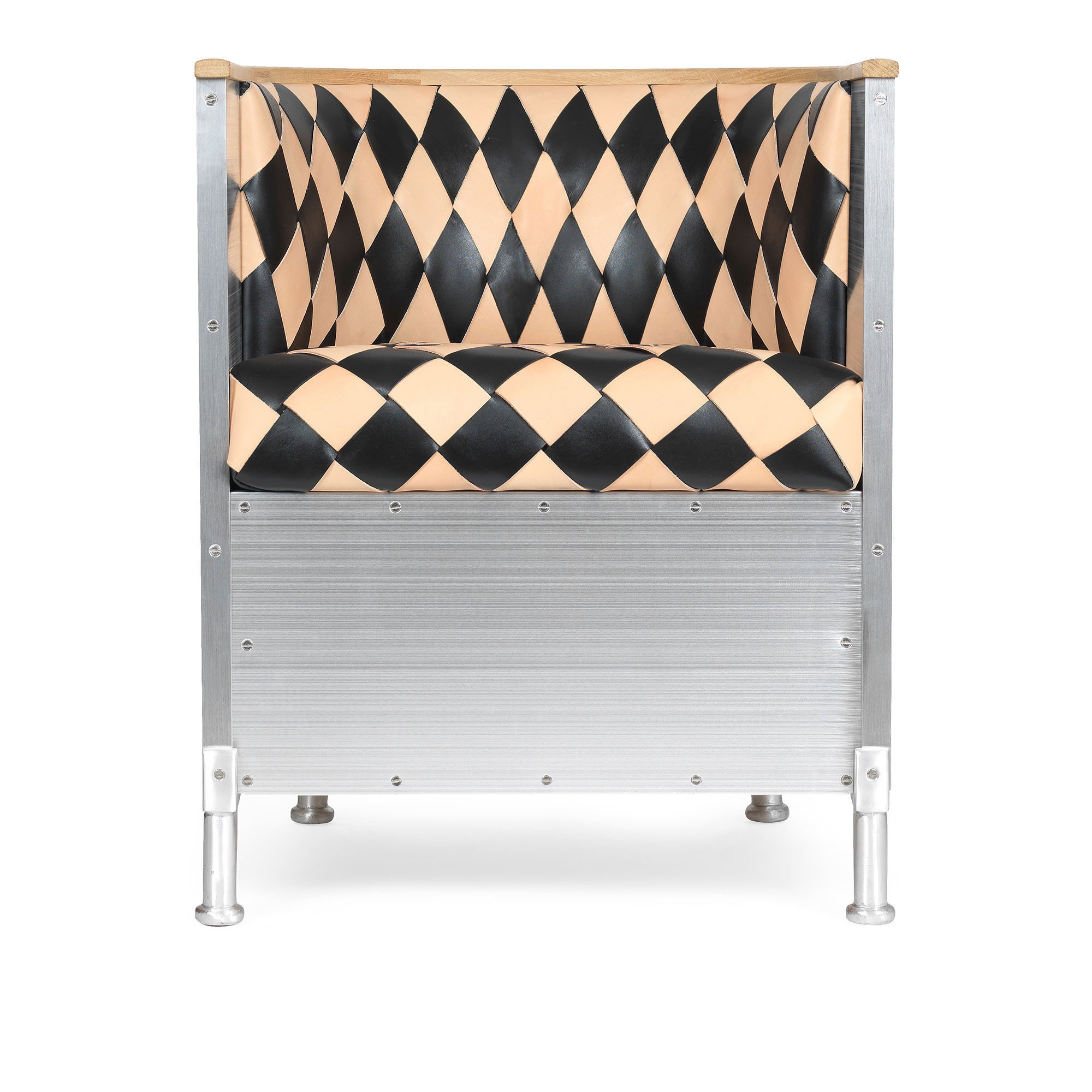 Källemo - Aluminium Nordiska Galleriet LTD Edition 2021 - Fåtöljer - Mats Theselius - Svart,Vit - Läder/Metall/Trä/Skum