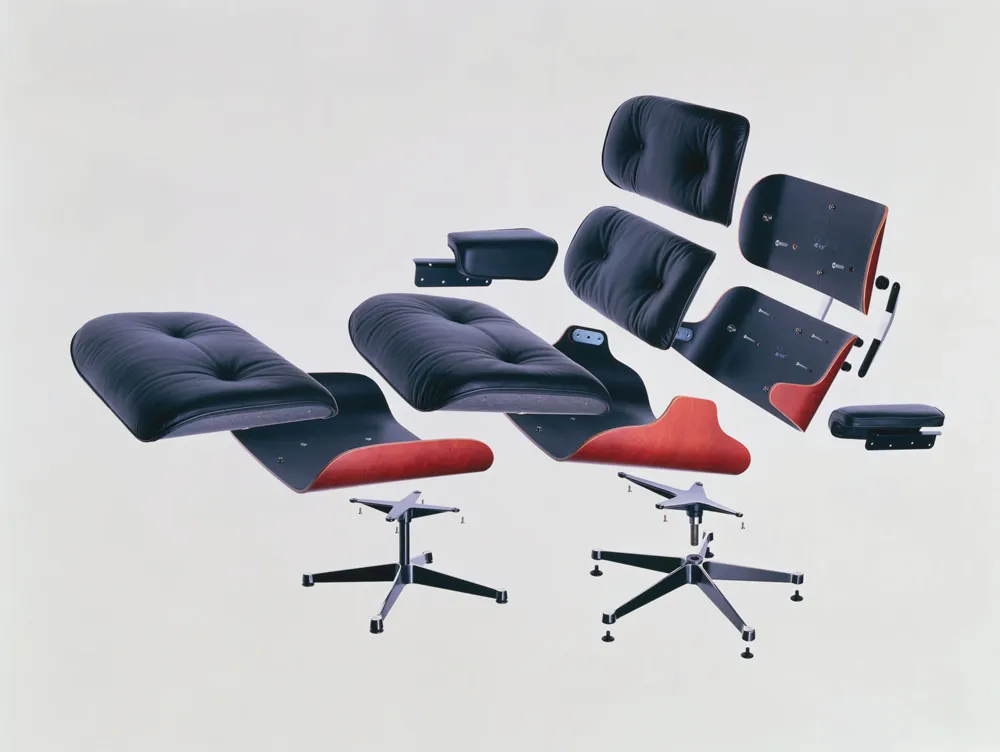 Lounge fotpall Black