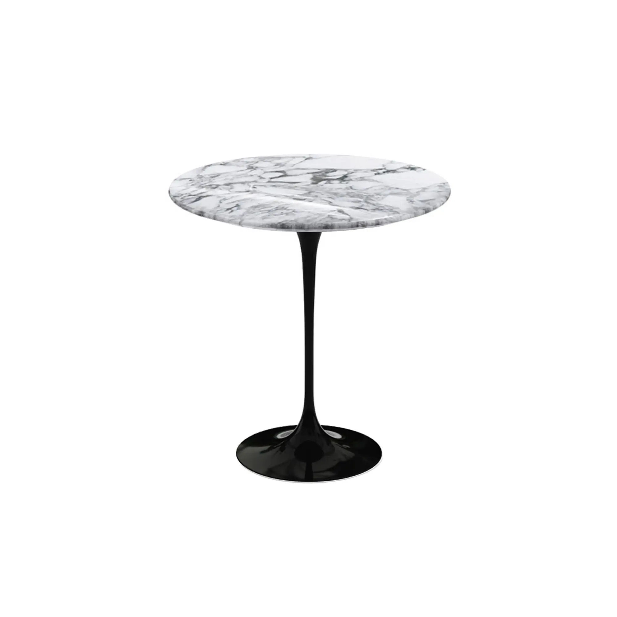 Saarinen Round sidobord Ø 51 cm Black