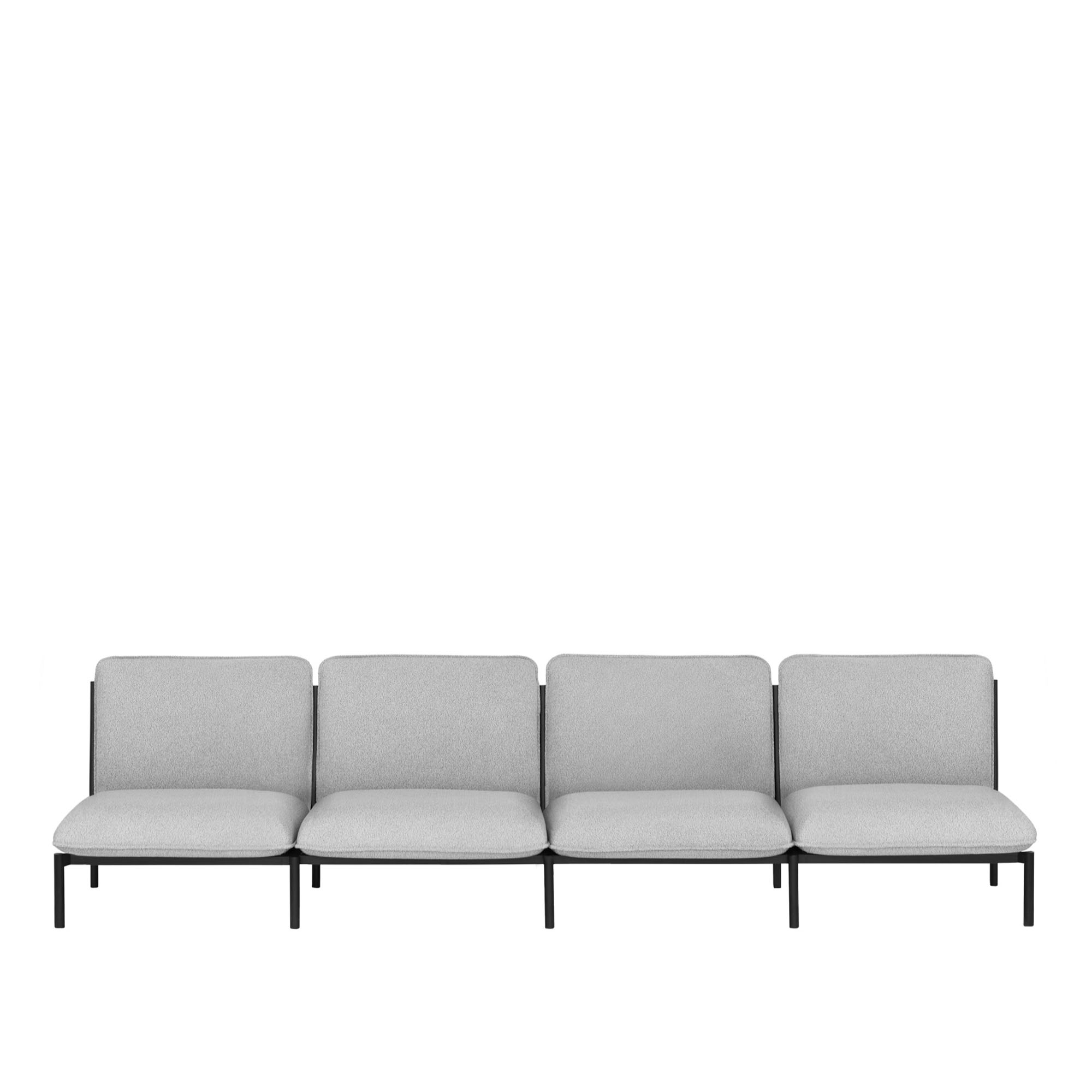HEM - Kumo 4-seater Sofa - Porcelain - Soffor - Anderssen & Voll - Grå - Metall/Syntetiskt/Skum/Ull