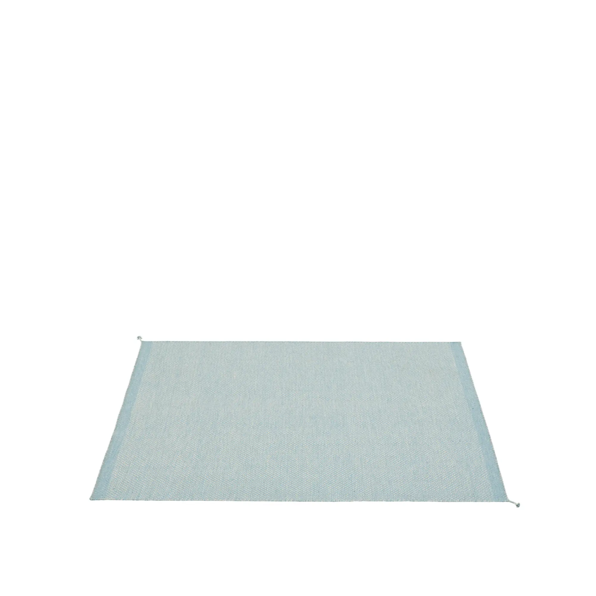 Ply rug recycled polyester light blue