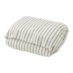 Percale stripes duvet cover single 150x210cm