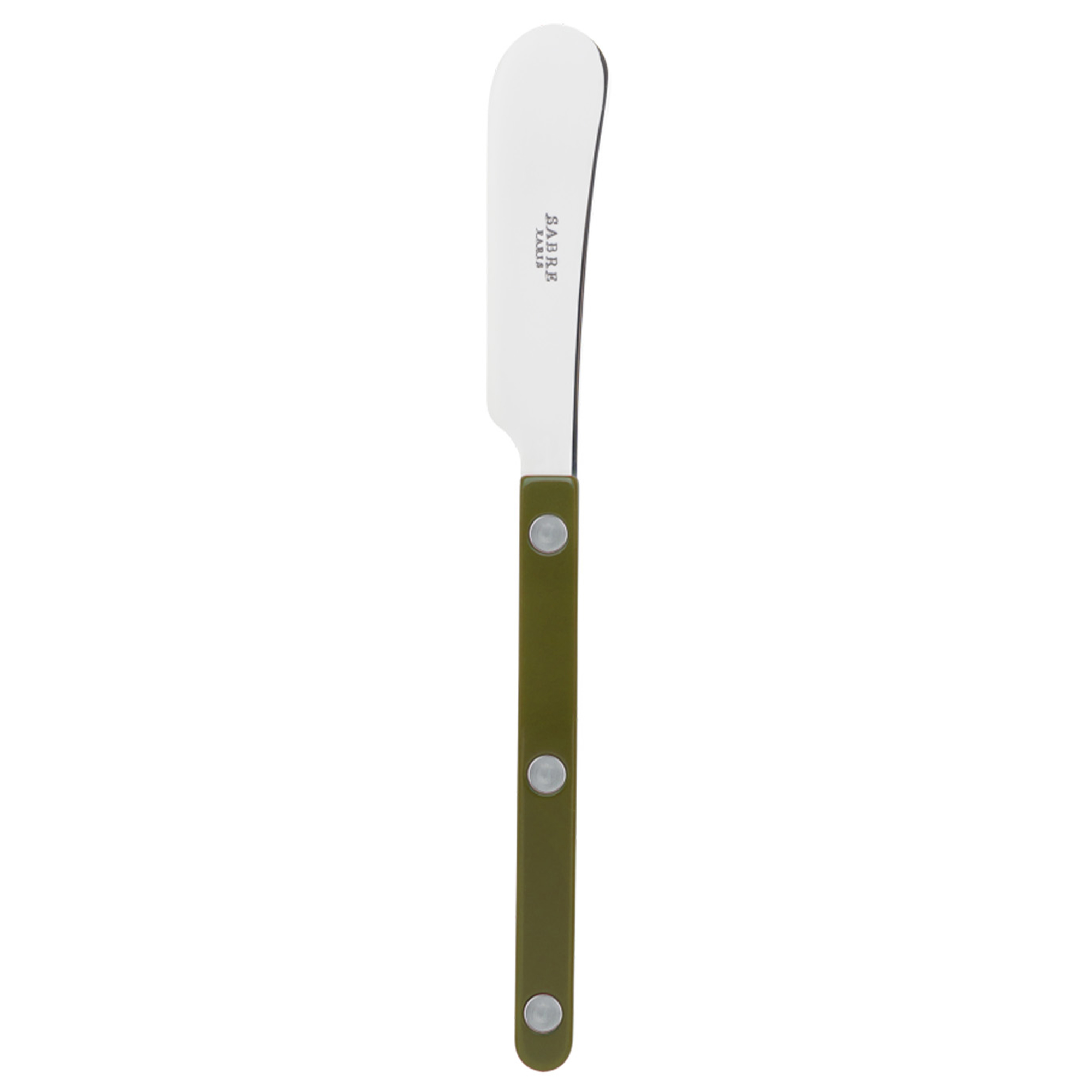 Sabre Paris - Bistrot Butter Spreader Solid - Green Fern - Smörknivar - Grön | Servering - Bestick - Smörknivar | Möbelexperten