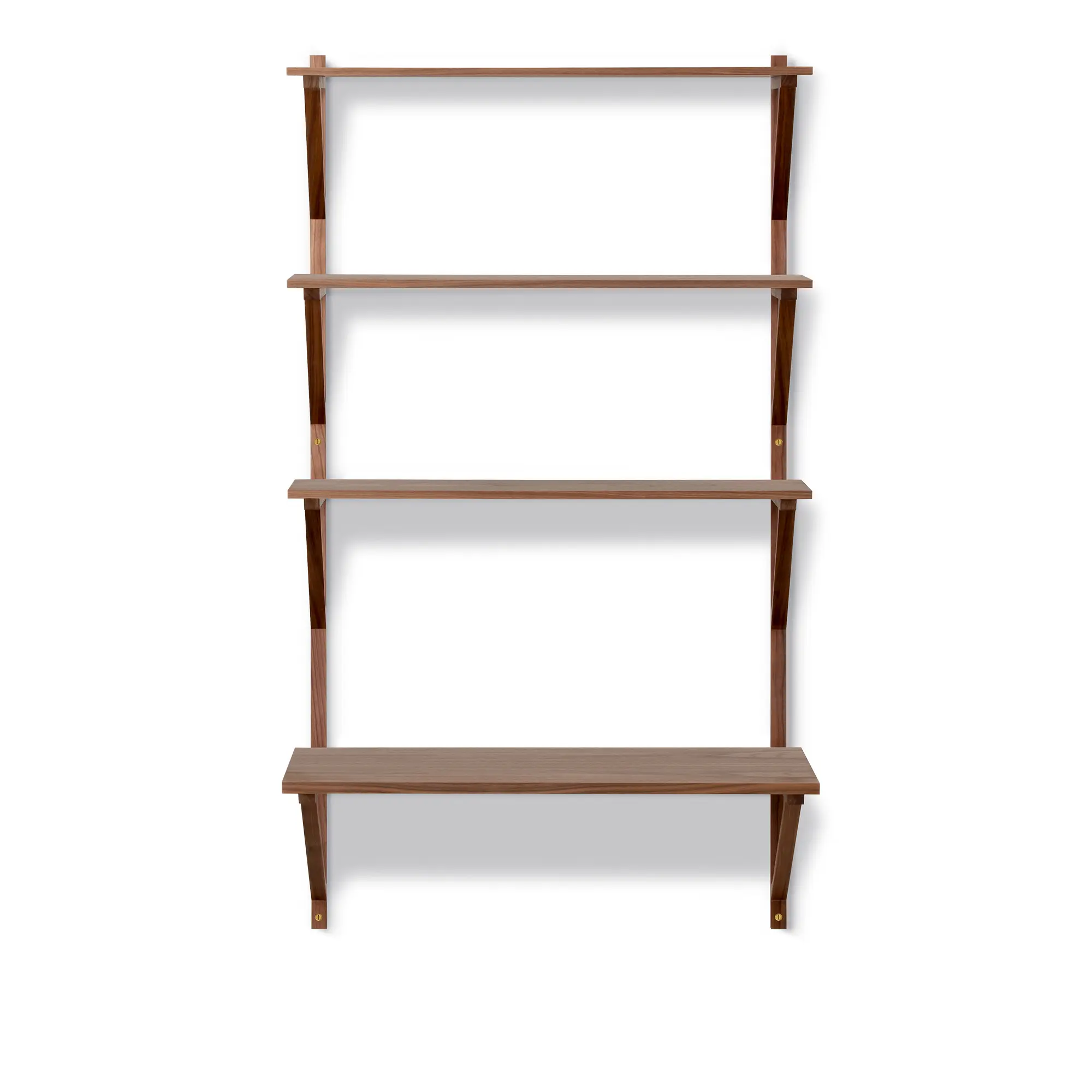 BM29 vegghylle 78 cm 3 hyller og skrivebord