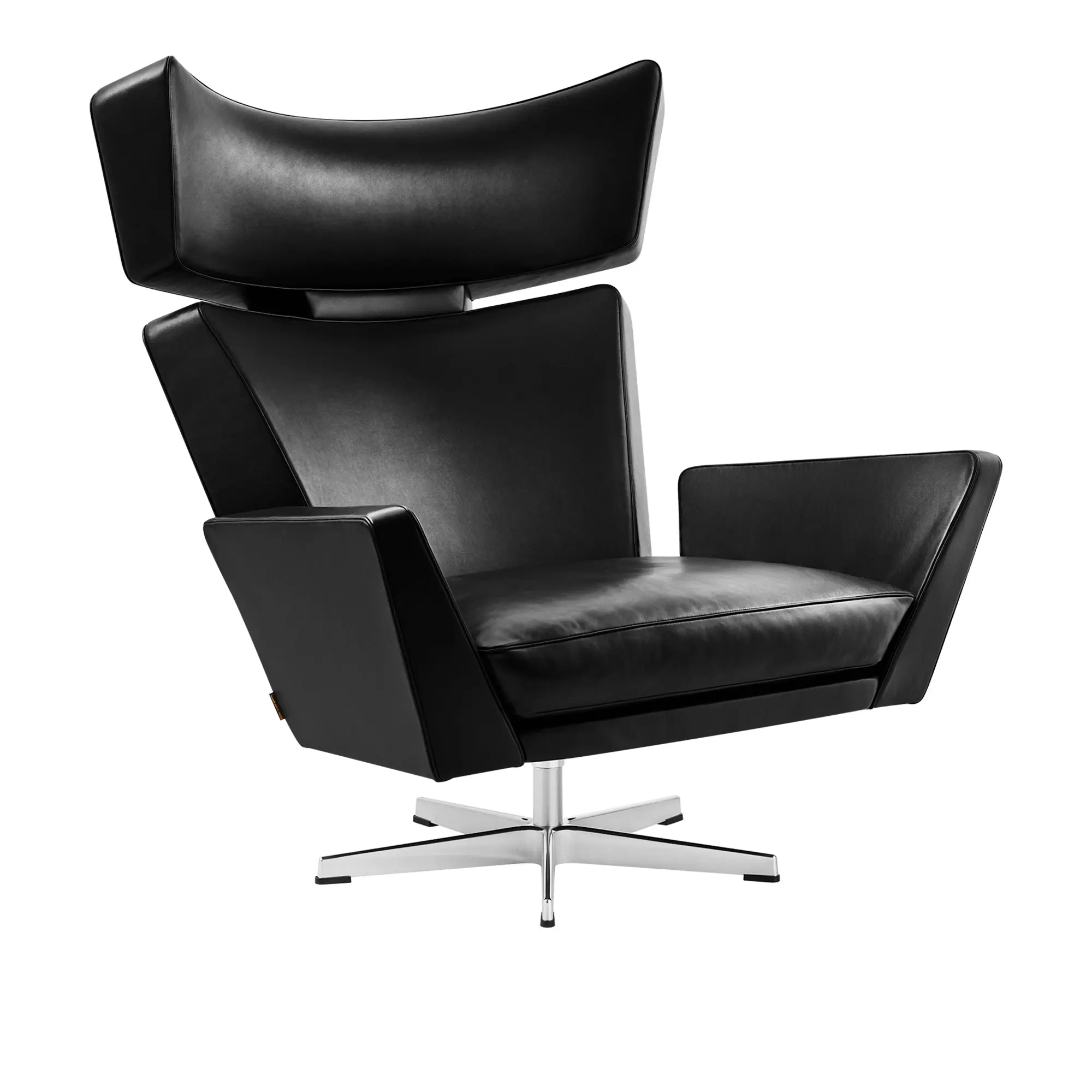 4201 Oksen lenestol Satin Polished