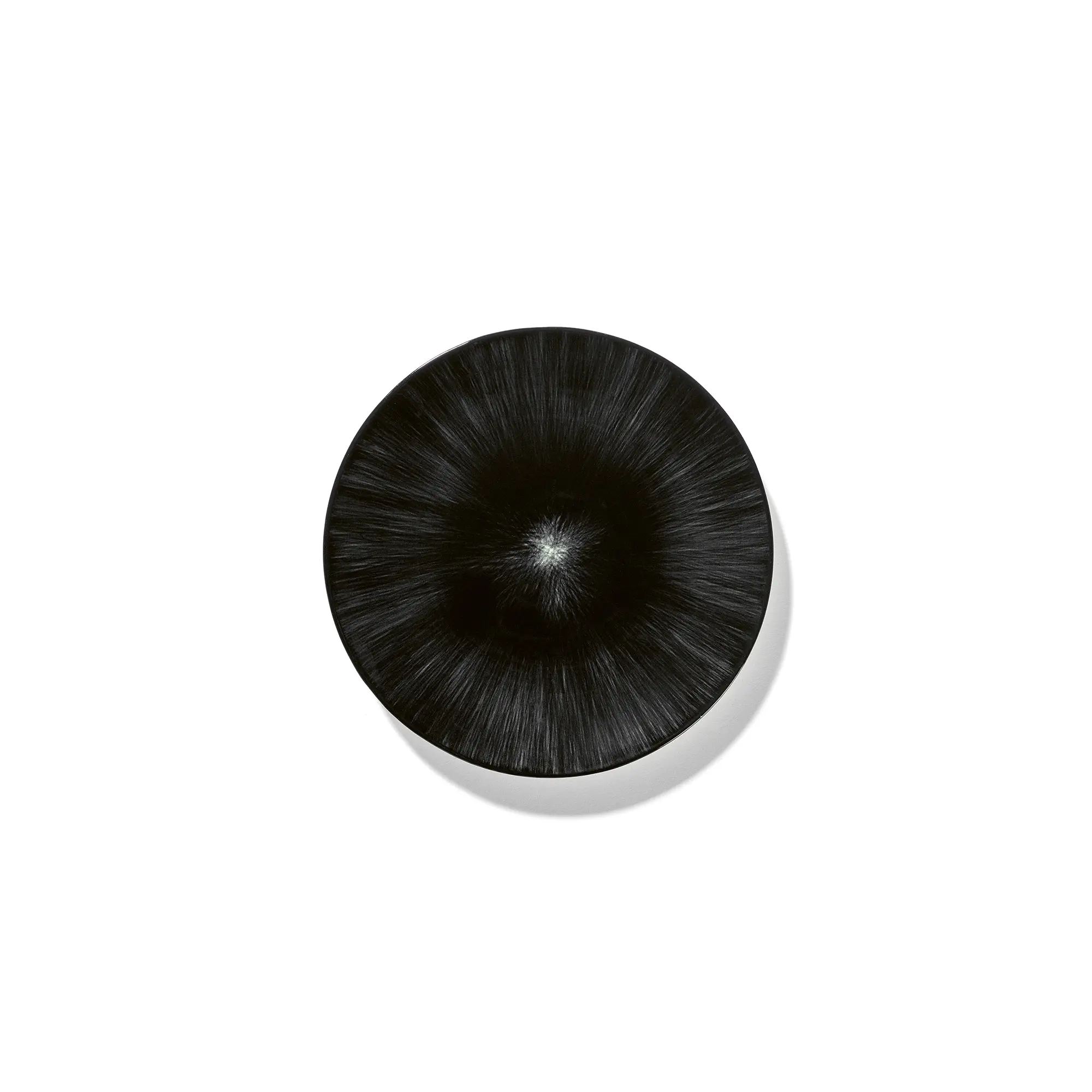 Plate Dé White/Black Var 6