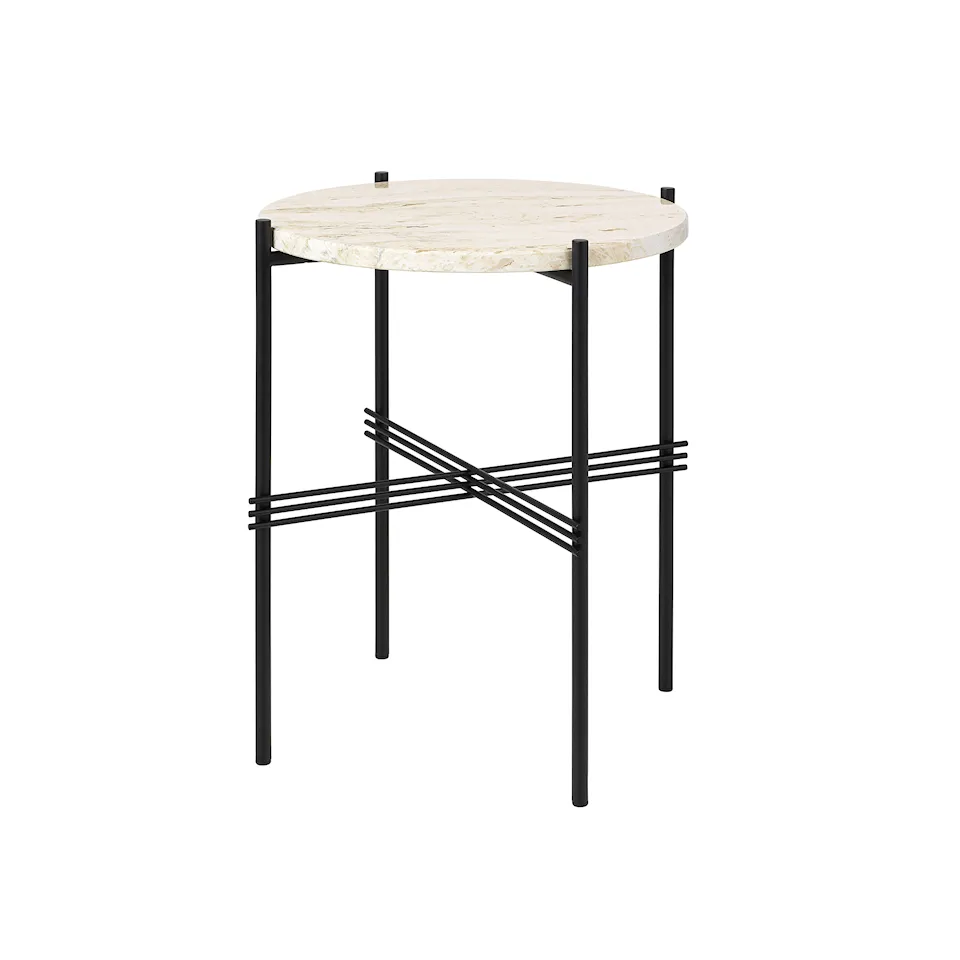 TS soffbord Ø80 cm svart