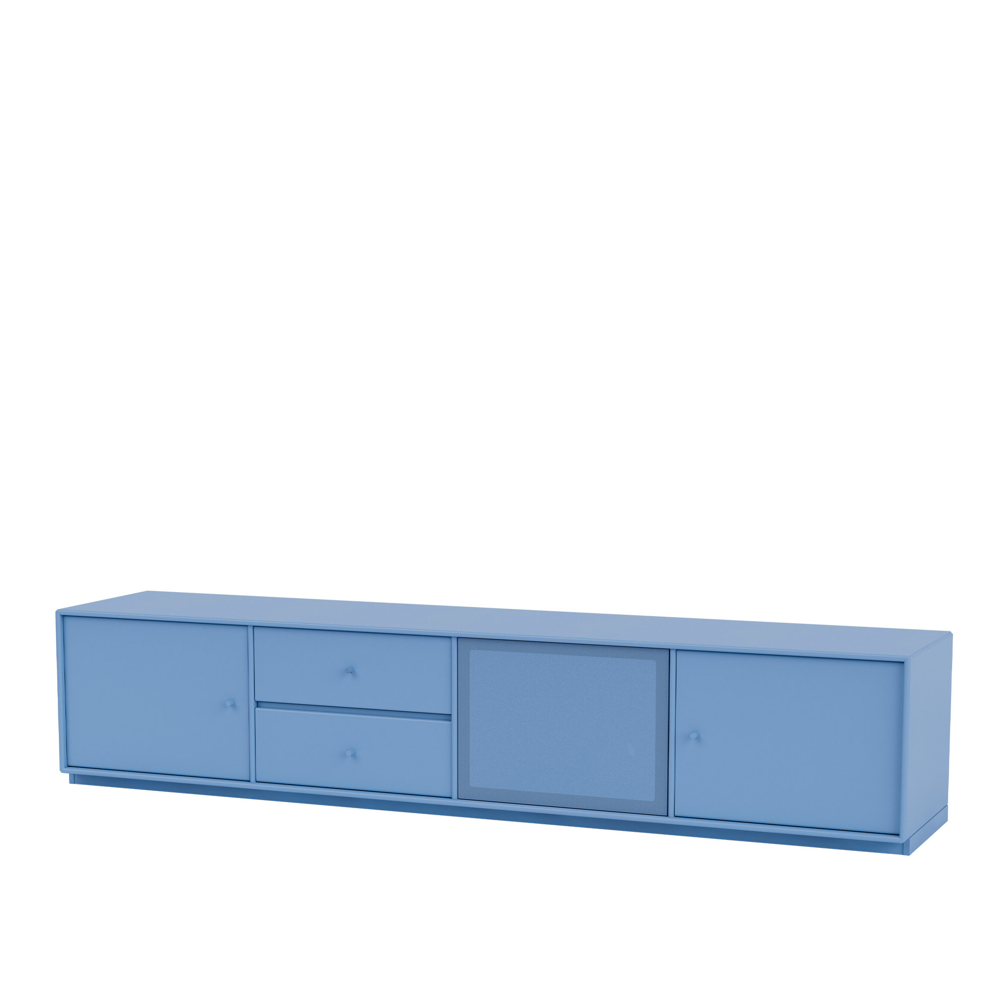 Montana - Octave Viii TV Bench 154-Azure 06 Plinth 3 cm - TV-b&auml;nkar - Peter J. Lassen - Bl&aring; - Tr&auml;