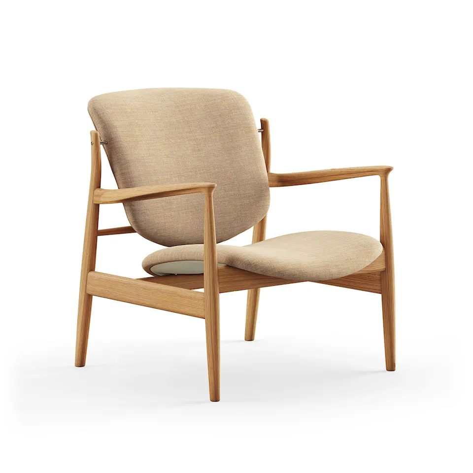 France fåtölj Dark oiled oak