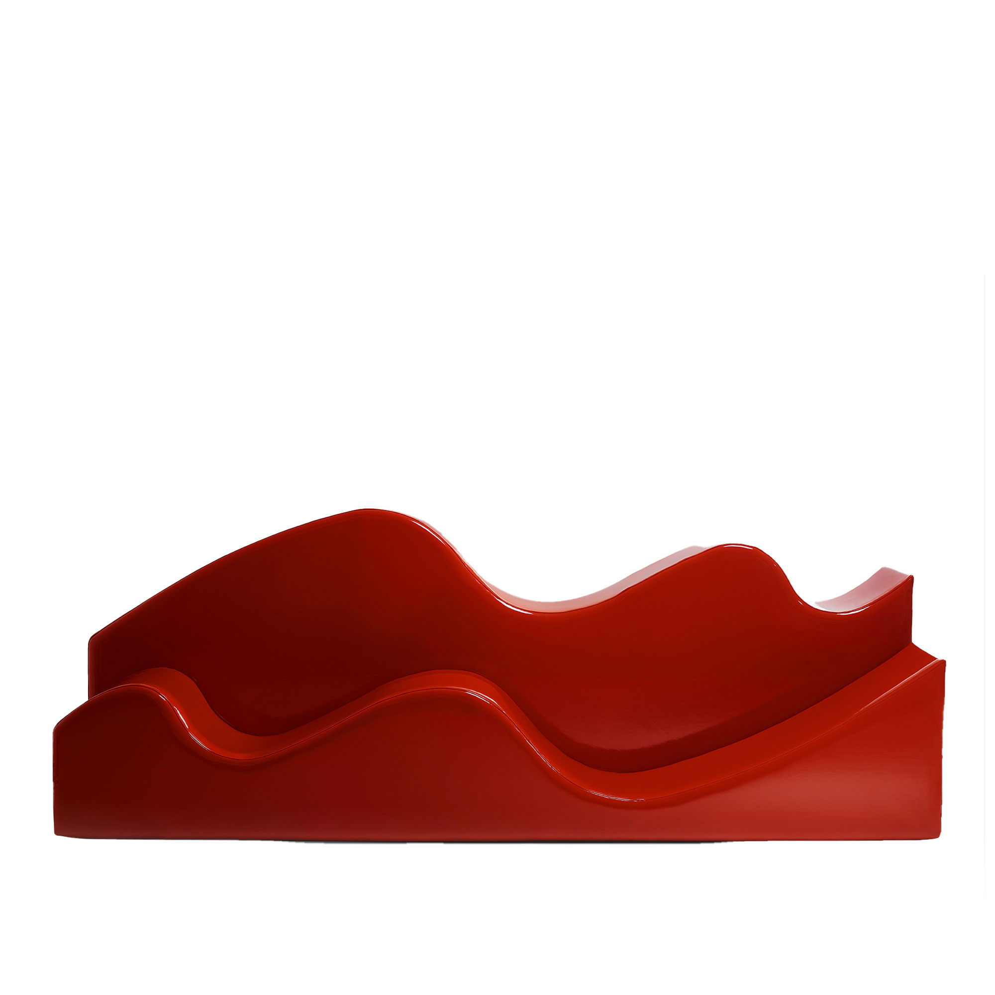 Poltronova - Superonda Sofa, Red - Soffor - Archizoom Associati - Röd