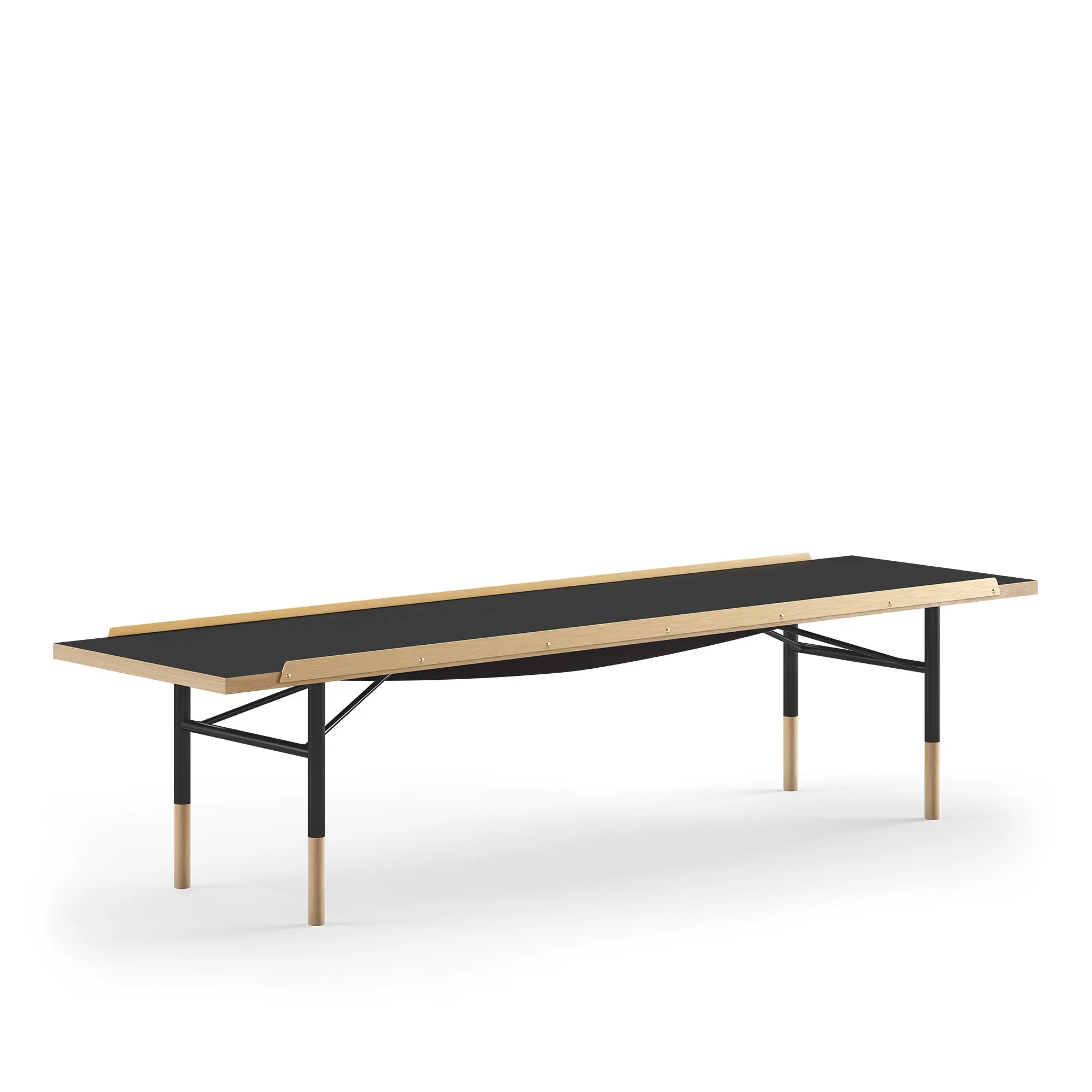 Table Bench bänk Medium med mässingskanter