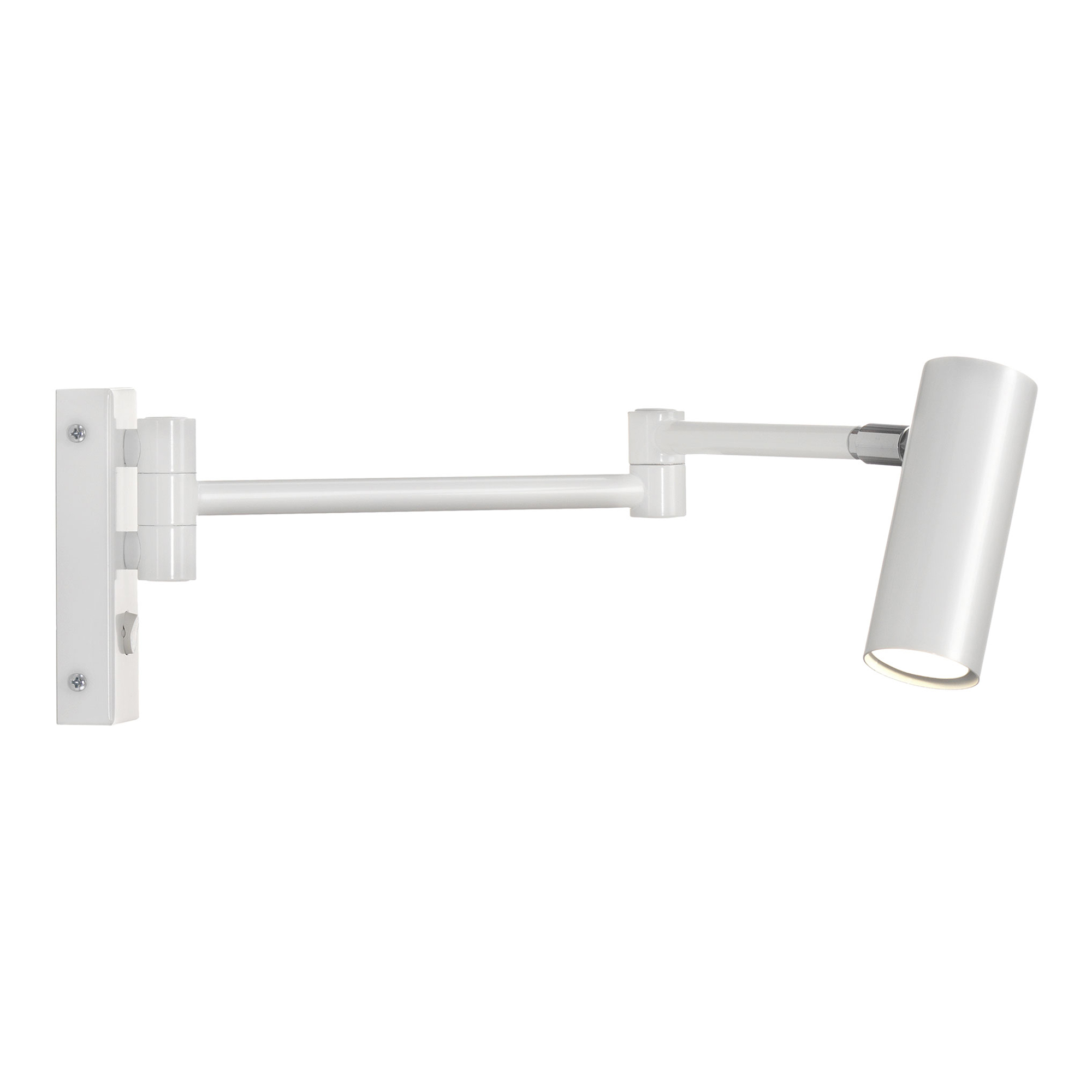 Örsjö Belysning - Puck Vägglampa, Vit, Kabel, Br: 49, 5 cm - Sänglampor - Åke Hultgren - Vit - Metall | Belysning - Vägg- Och Sänglampor - Sänglampor | Möbelexperten