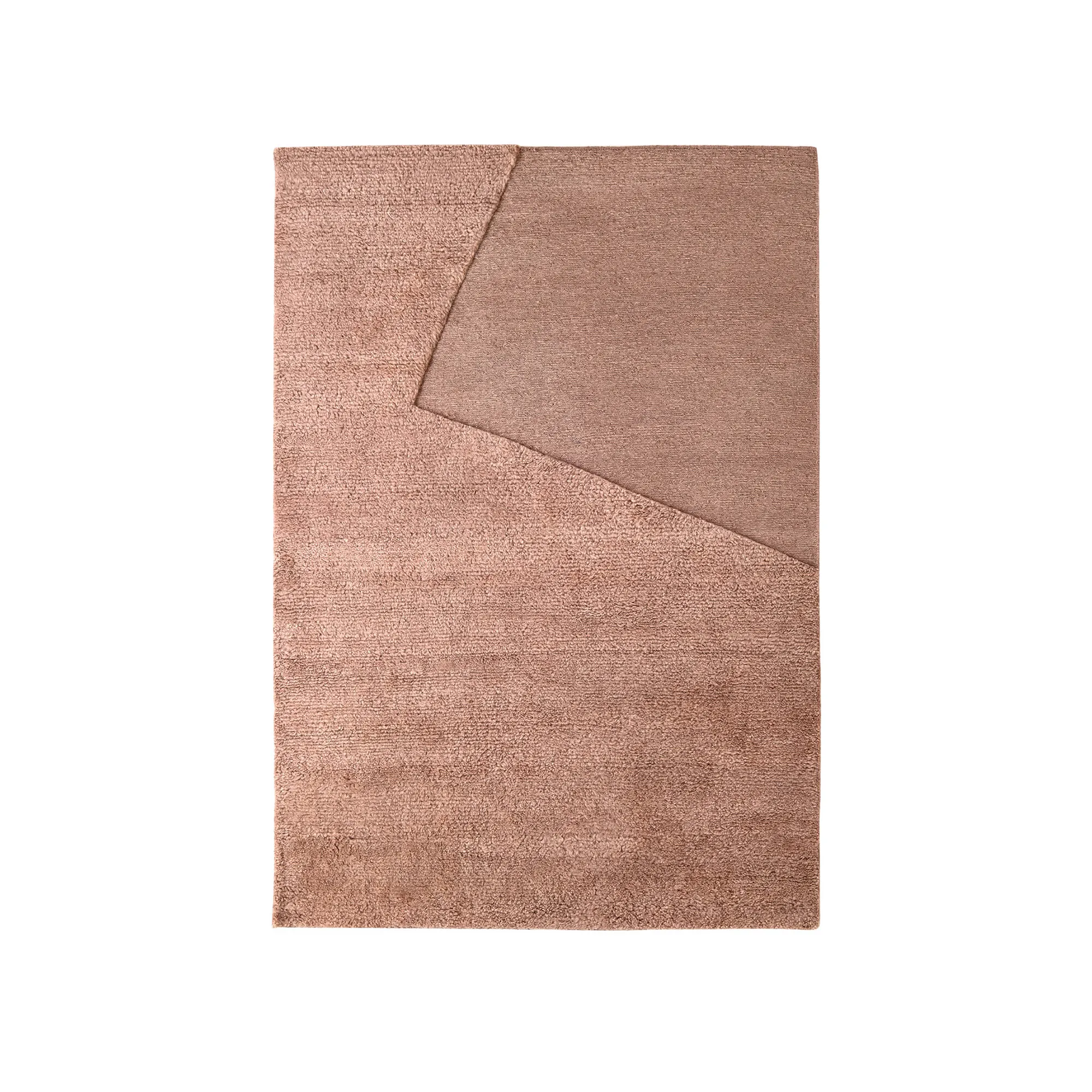 Oblique Rug Pink Quartz Pattern D