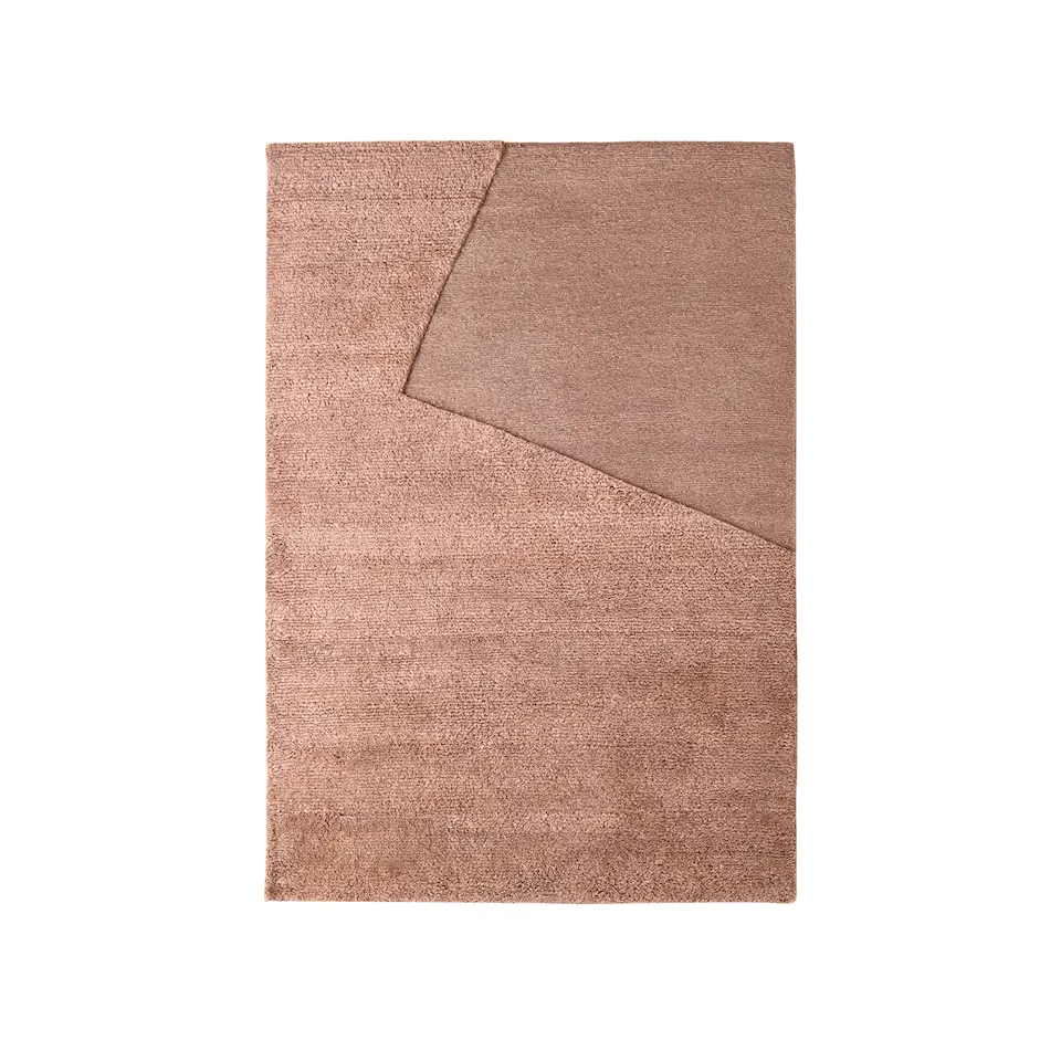 Oblique Rug Pink Quartz Pattern D