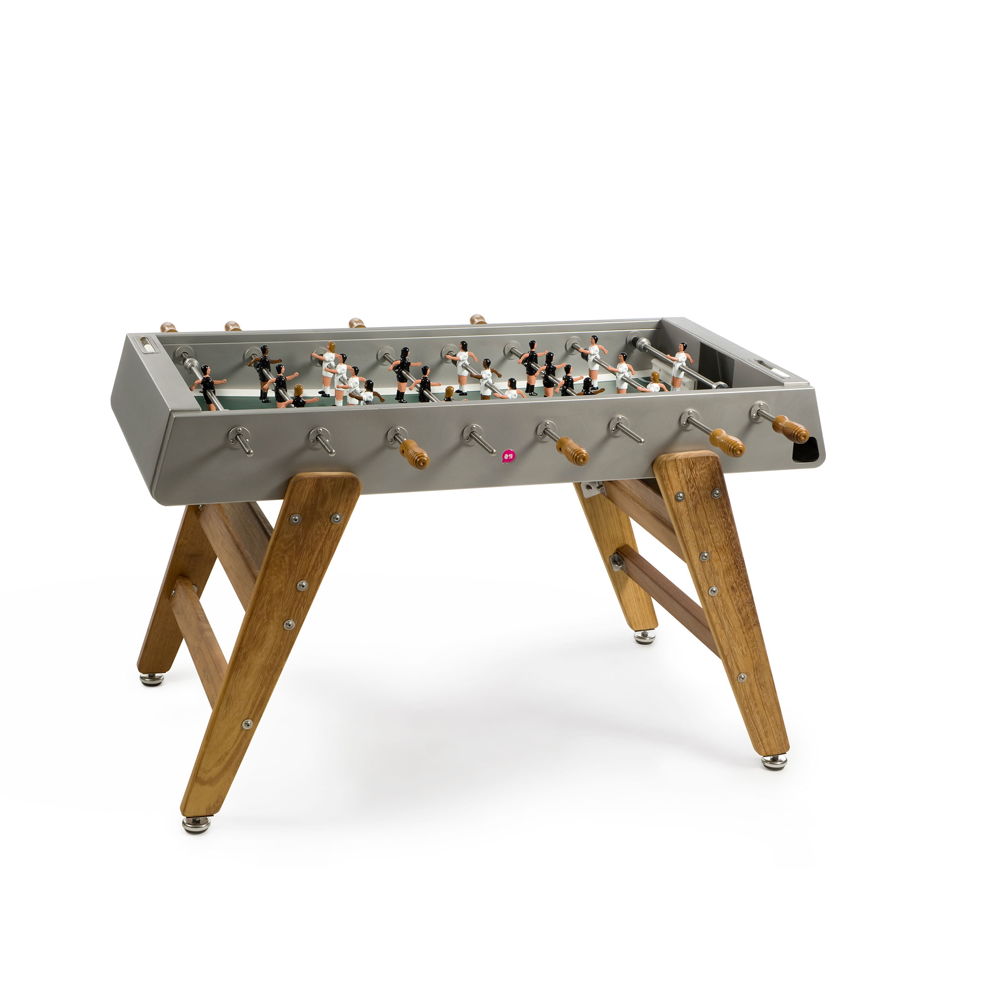 RS Barcelona - RS3 Wood Football Table, Inox Shot Blasting - Spel - Rafael Rodríguez