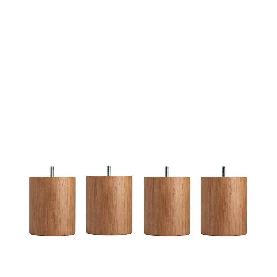 DUX SC sängben rund ek bred 4-pack