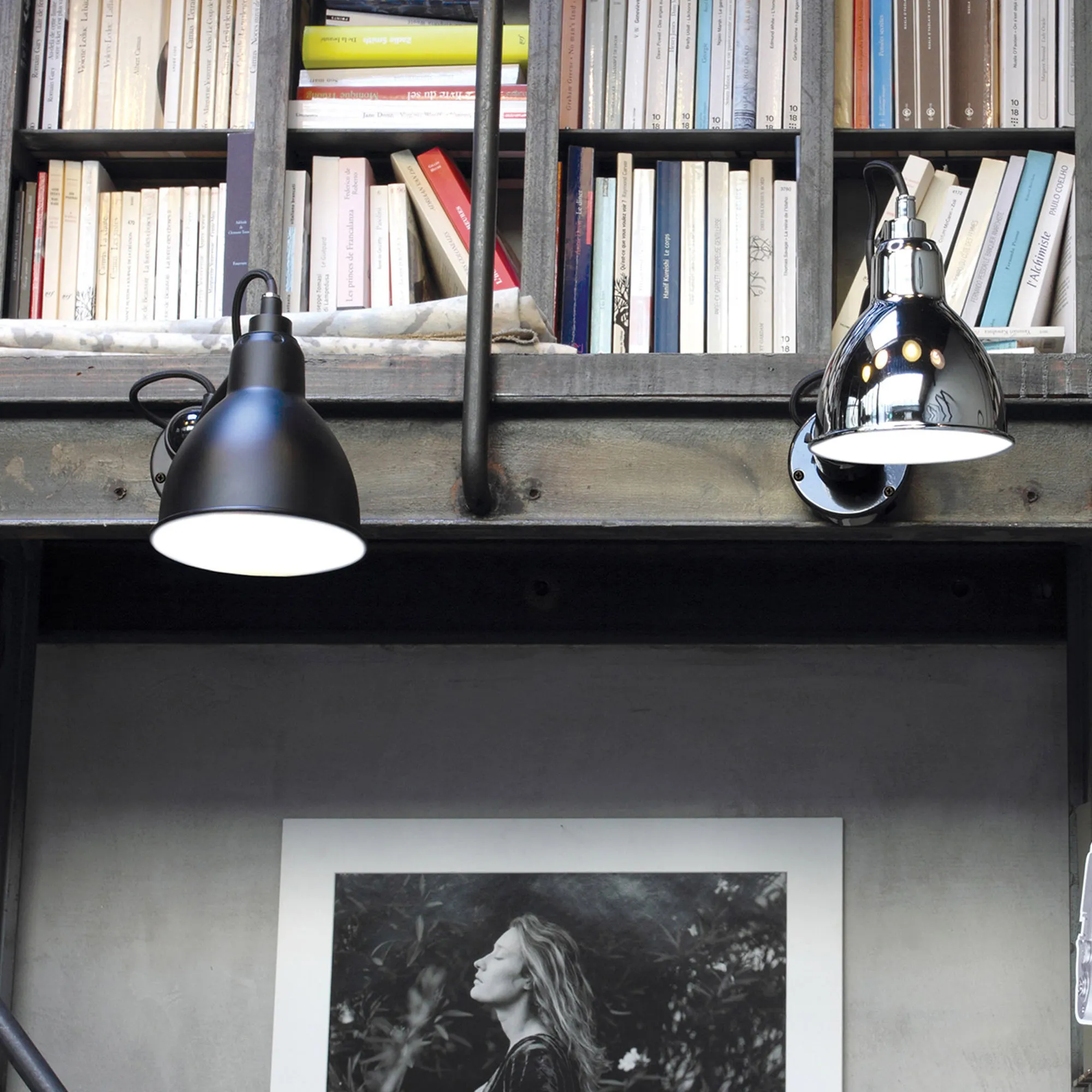 Lampe Gras No304 - Round - Svart bas