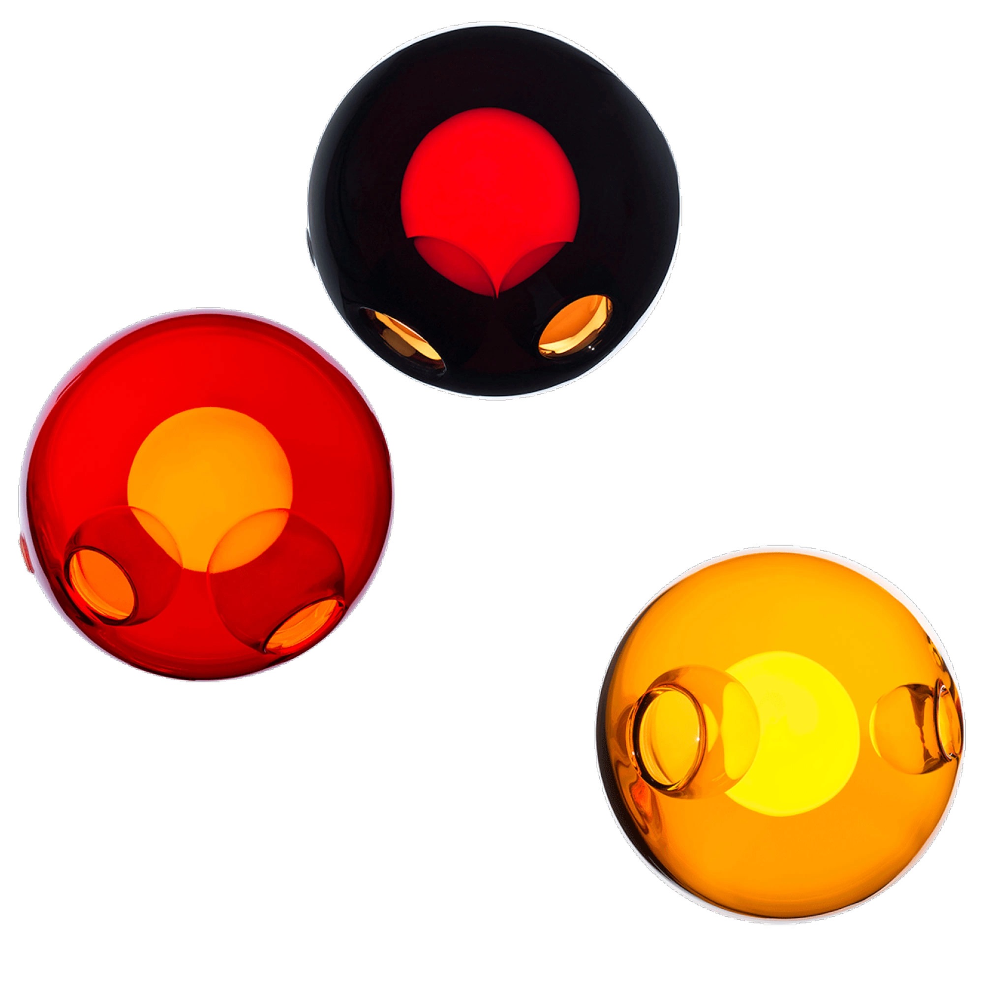 Bocci - 28.3 Random, Multi - 19 Xenon - Pendellampor - Omer Arbel - Flerfärgad