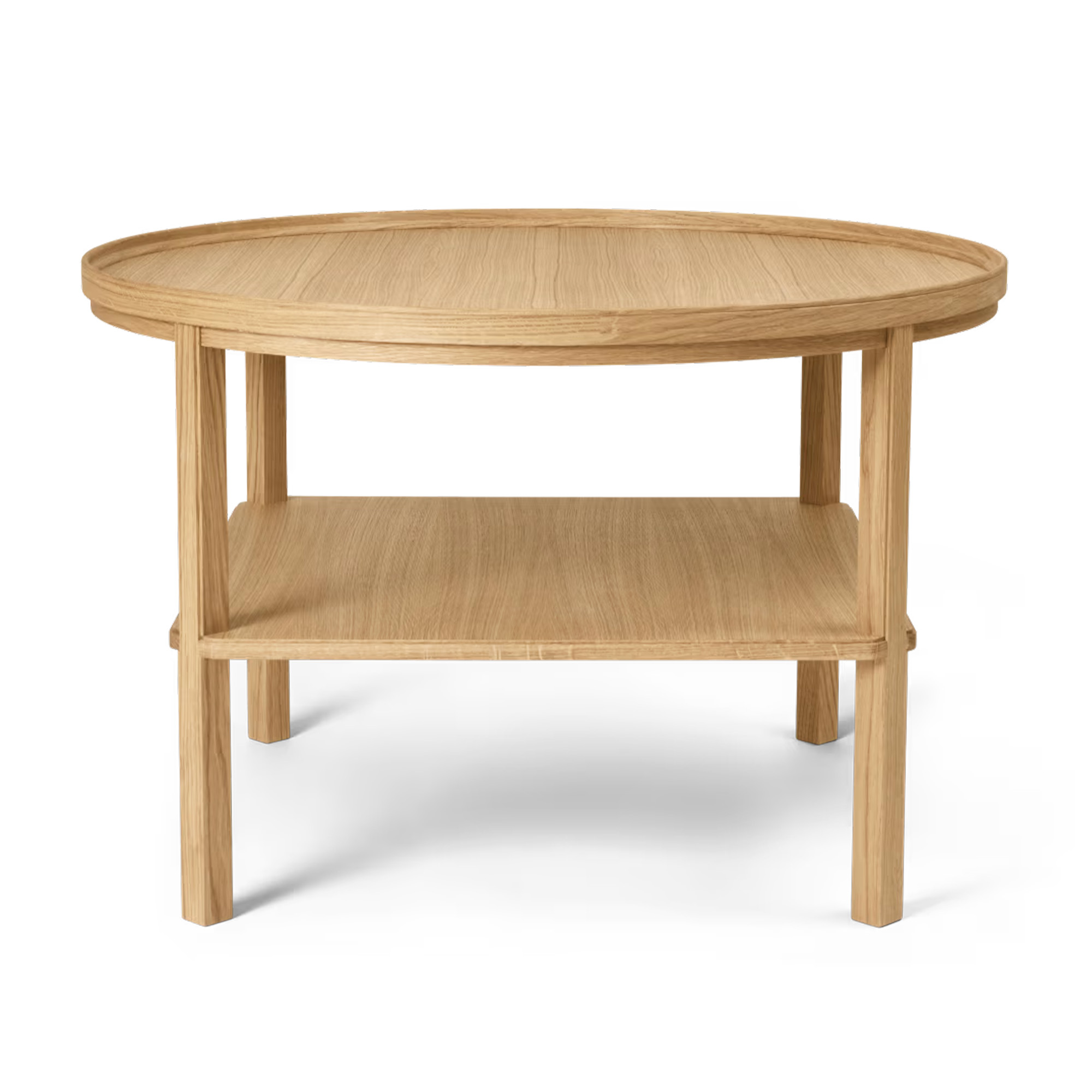carl hansen - kk66870 table oak lacquer gloss 20 - soffbord - kaare klint - träfärgad - trä