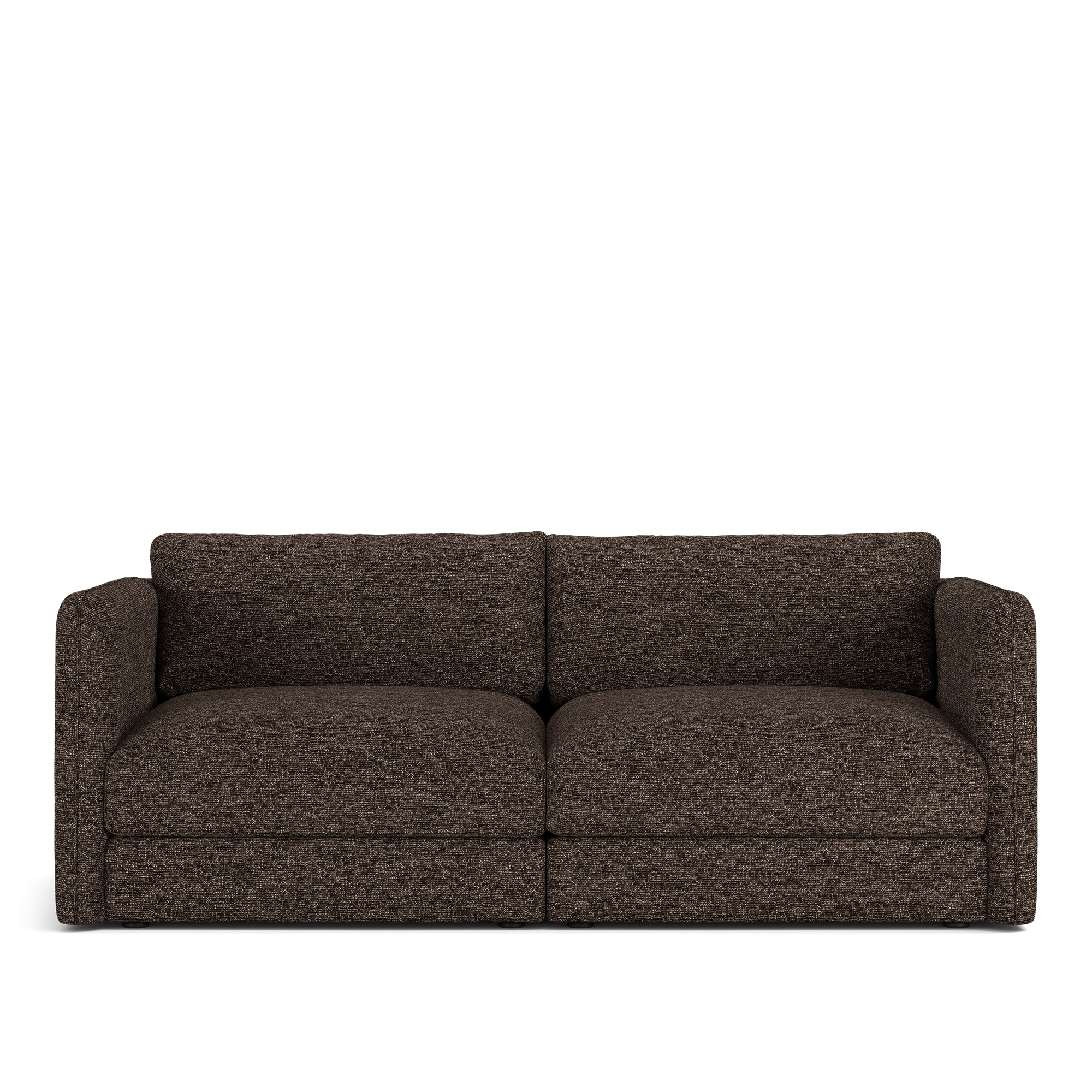NOGA - Pavarotti 2-Seater, Removable Cover, Cushion Variant 03, Lucinasco 17 - Soffor - Brun