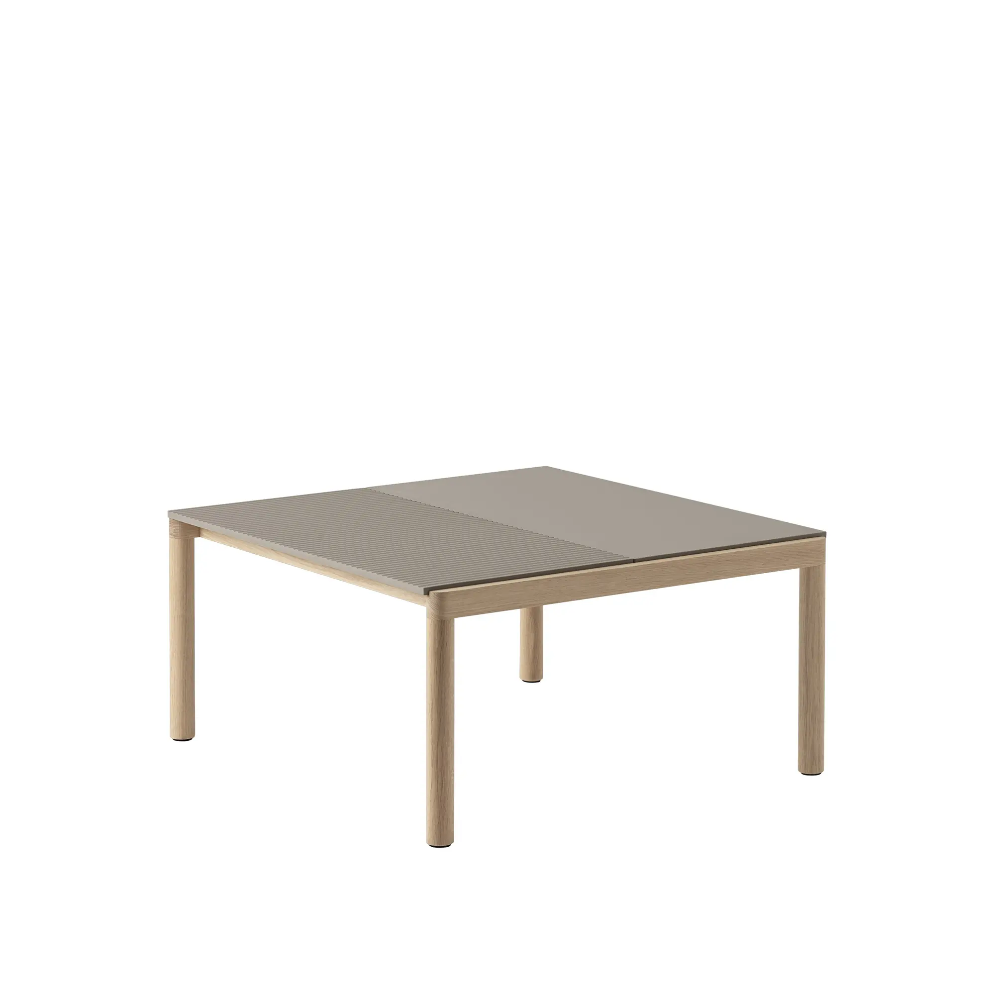 Couple Coffee Table 1 Plain 1 Wavy 80 x 84 x 40