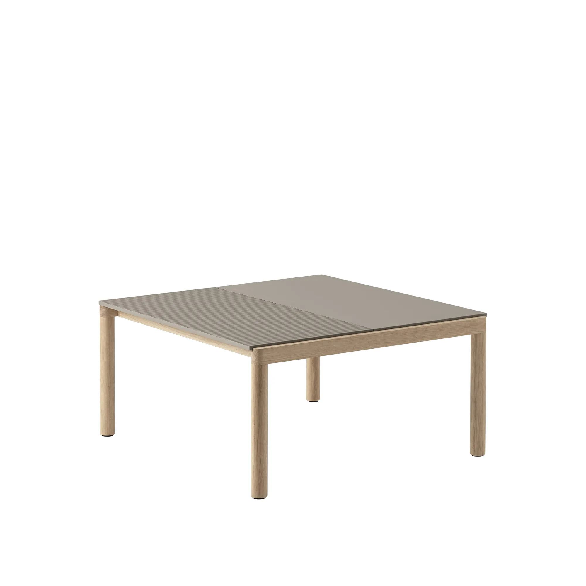 Couple Coffee Table 1 Plain 1 Wavy 80 x 84 x 40