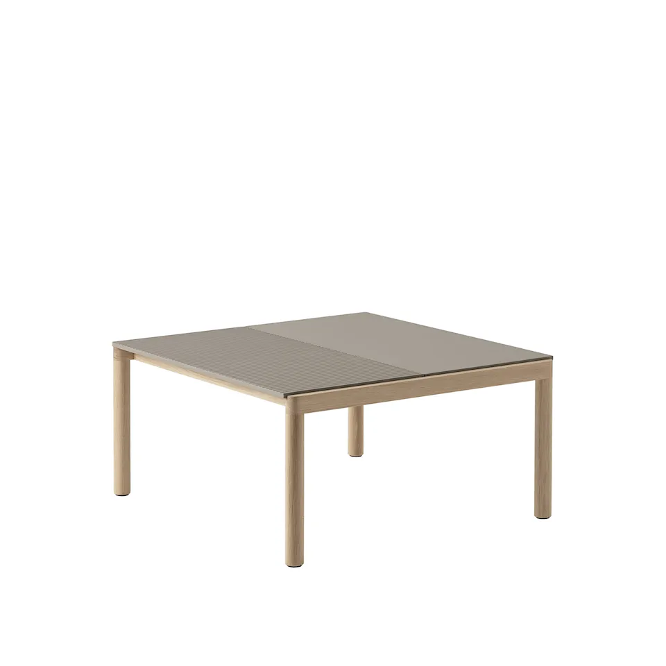 Couple Coffee Table 1 Plain 1 Wavy 80 x 84 x 40