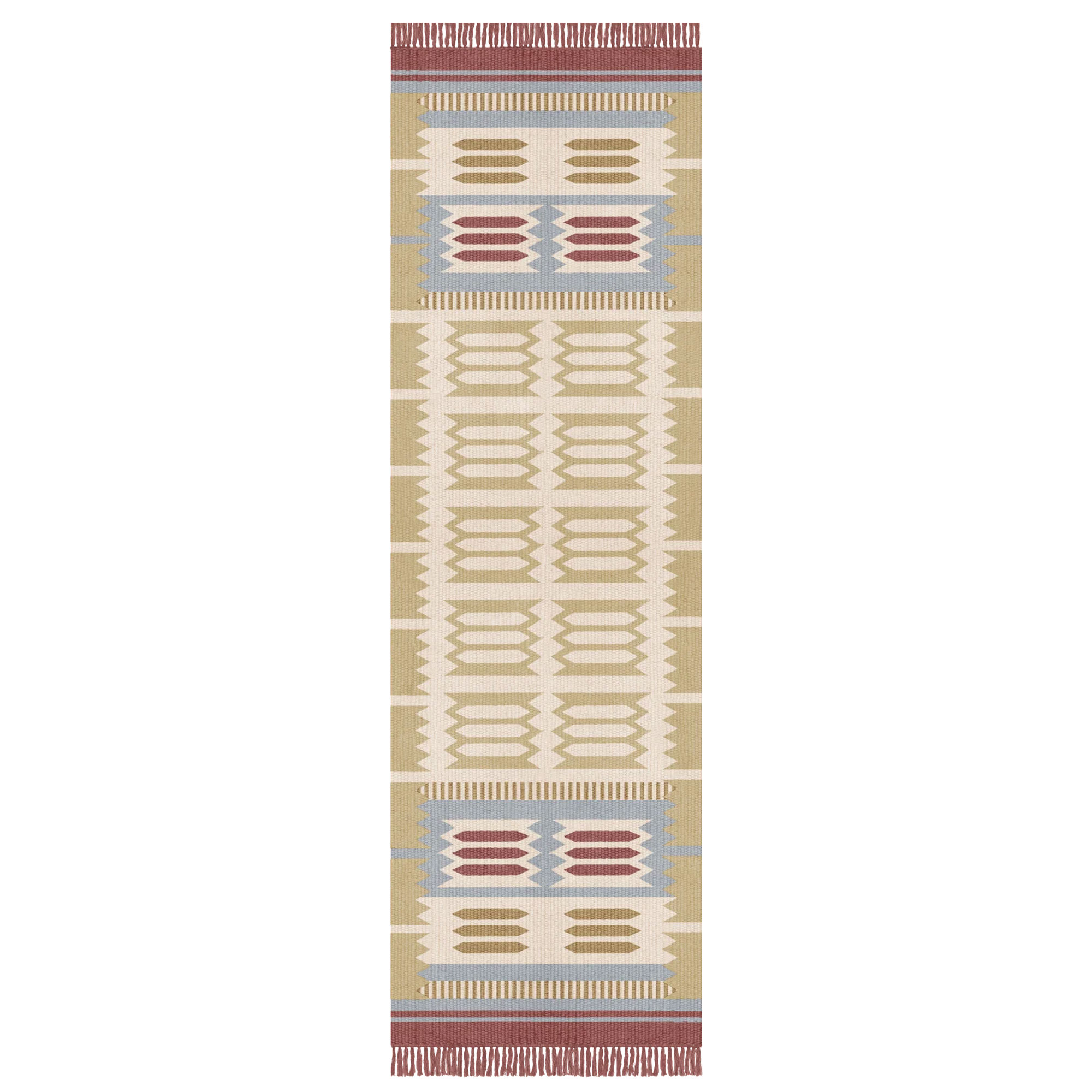 Layered - Rollakan Hilma Meadow 75 x 240 - Ullmattor - Gul - Ull