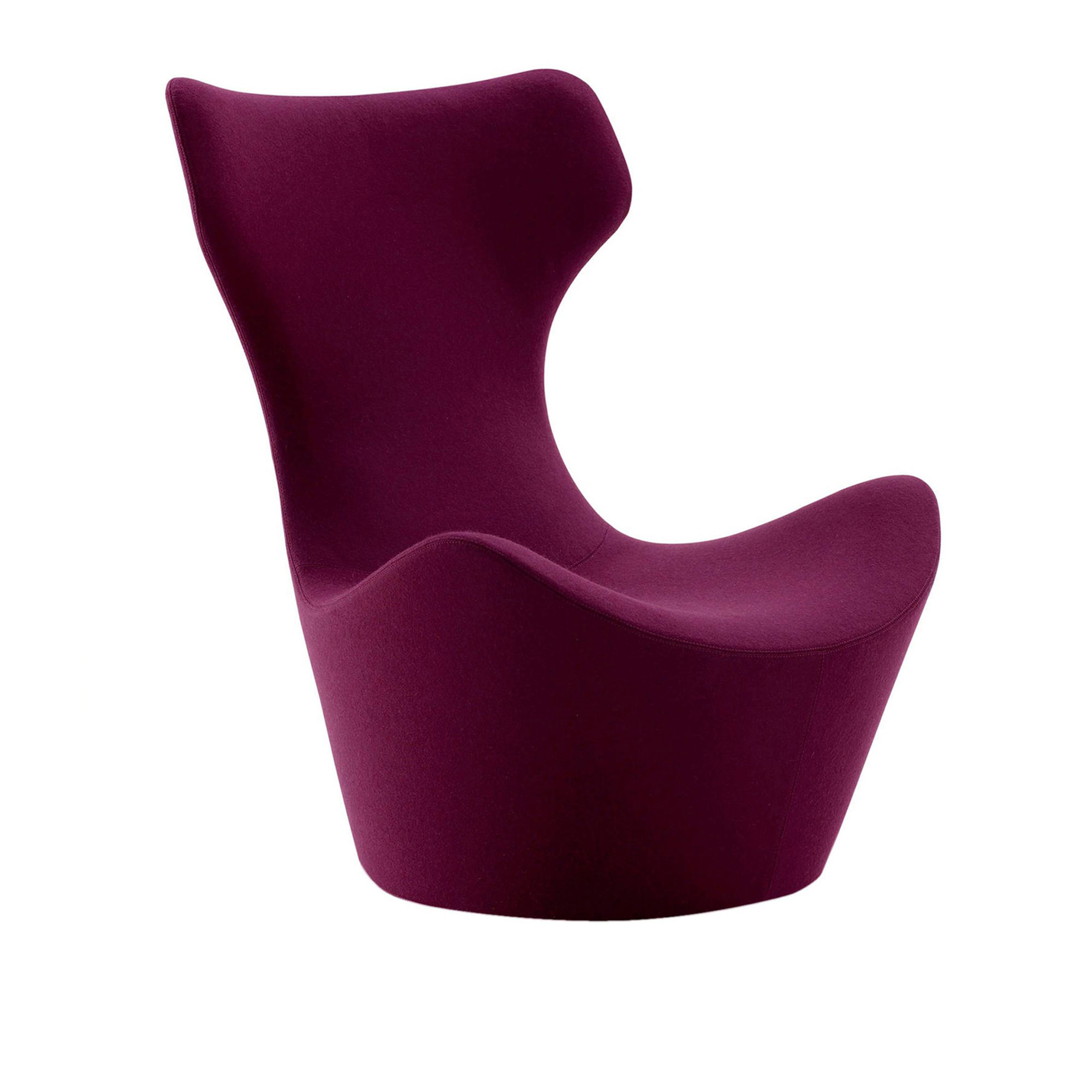 B&B Italia - Grande Papilio - Fåtölj, Läder: Kat. Gamma - Gamma - 1226255 - Fåtöljer - Naoto Fukasawa - Grå - Metall/Textilmaterial/Skum/Plast