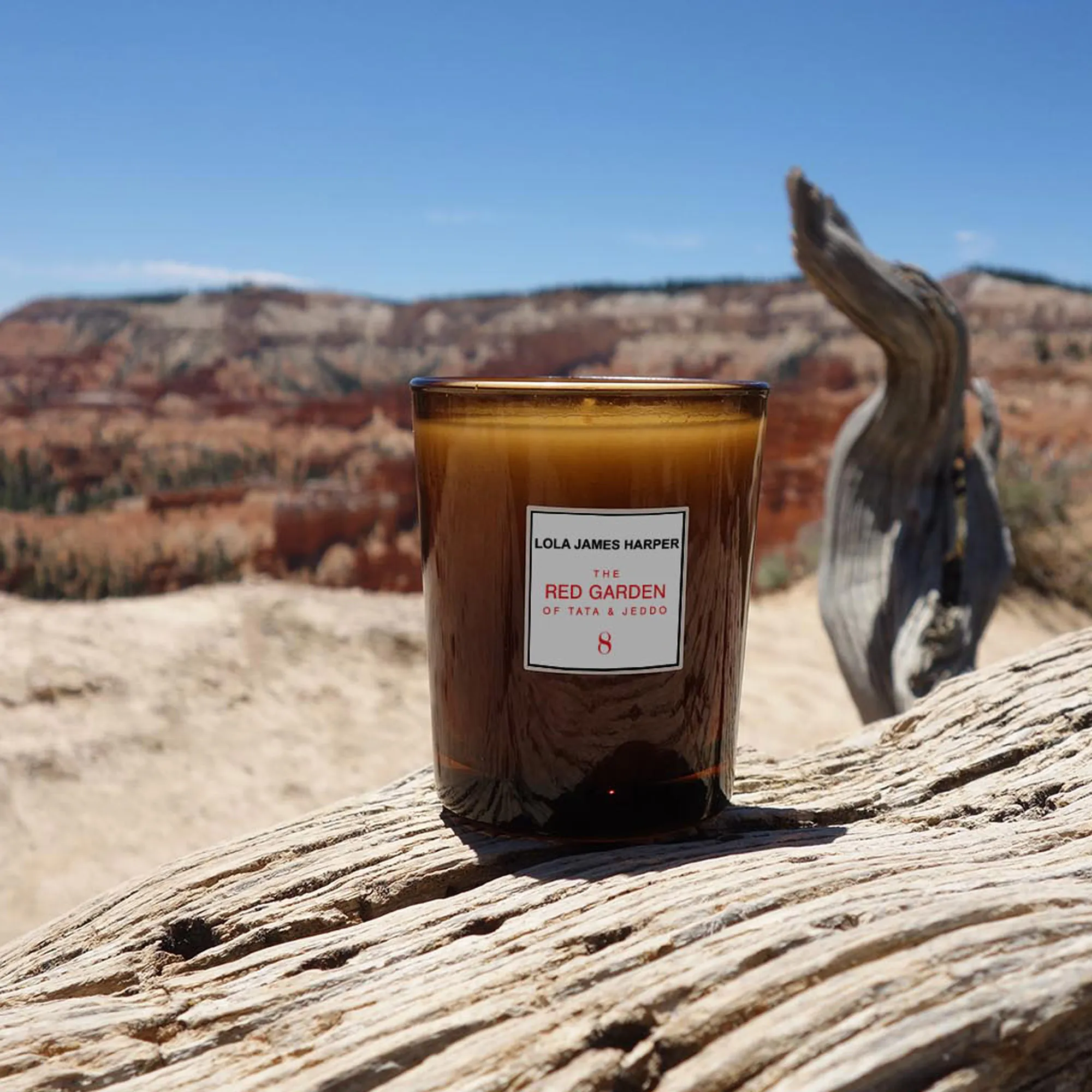 The Red Garden of Tata & Jeddo Candle