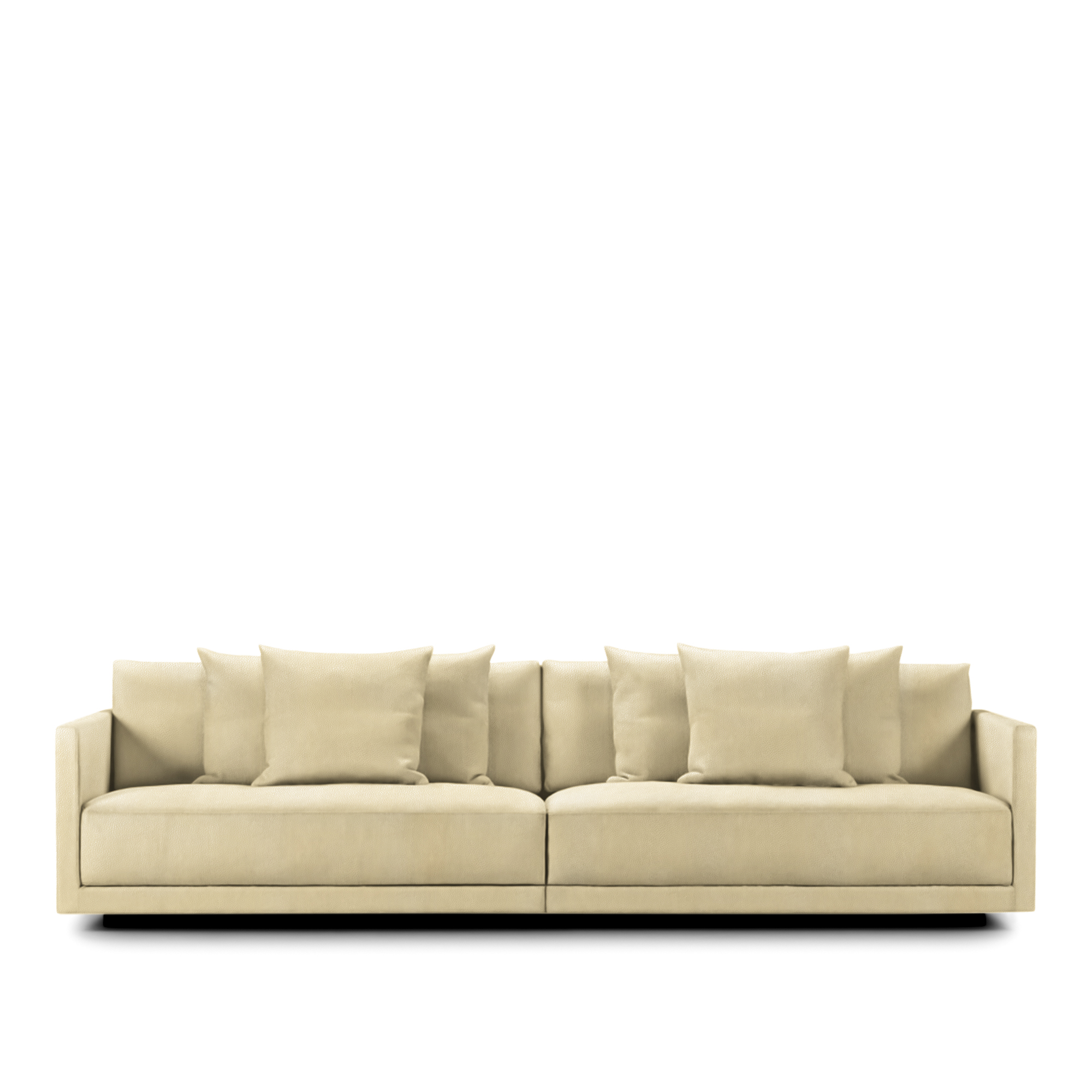 Eilersen - Drop 3-sits, Bredd: 240 cm Läder: Kat. B 701 Texas Plus 07 - Soffor - Jens Juul Eilersen - Beige