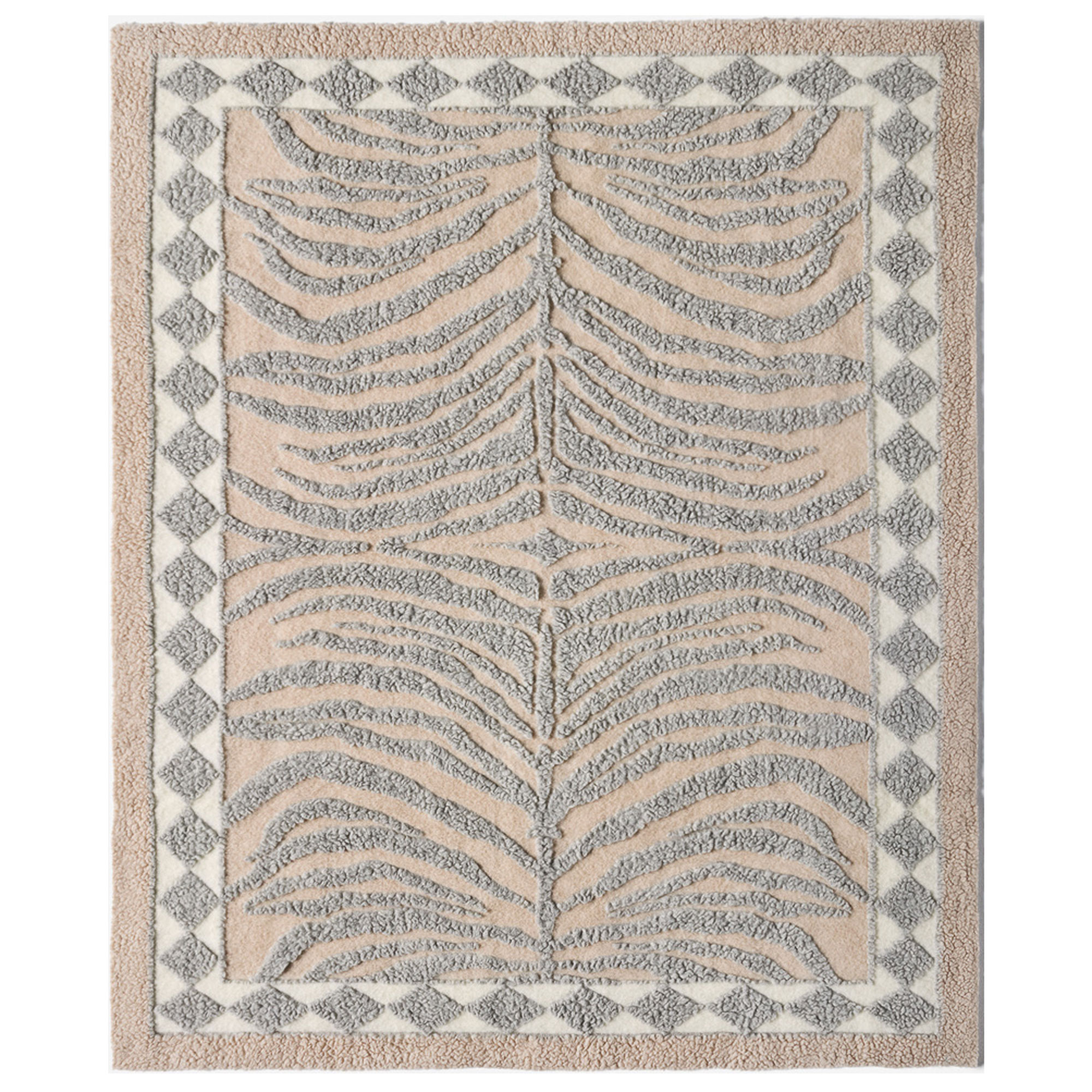 Dusty Deco - Wildcat pläd 150 x 190 cm - Plädar och filtar - MER Arkitekter - Grå - Ull | Textilier - Plädar Och Prydnadskuddar - Plädar Och Filtar | Möbelexperten