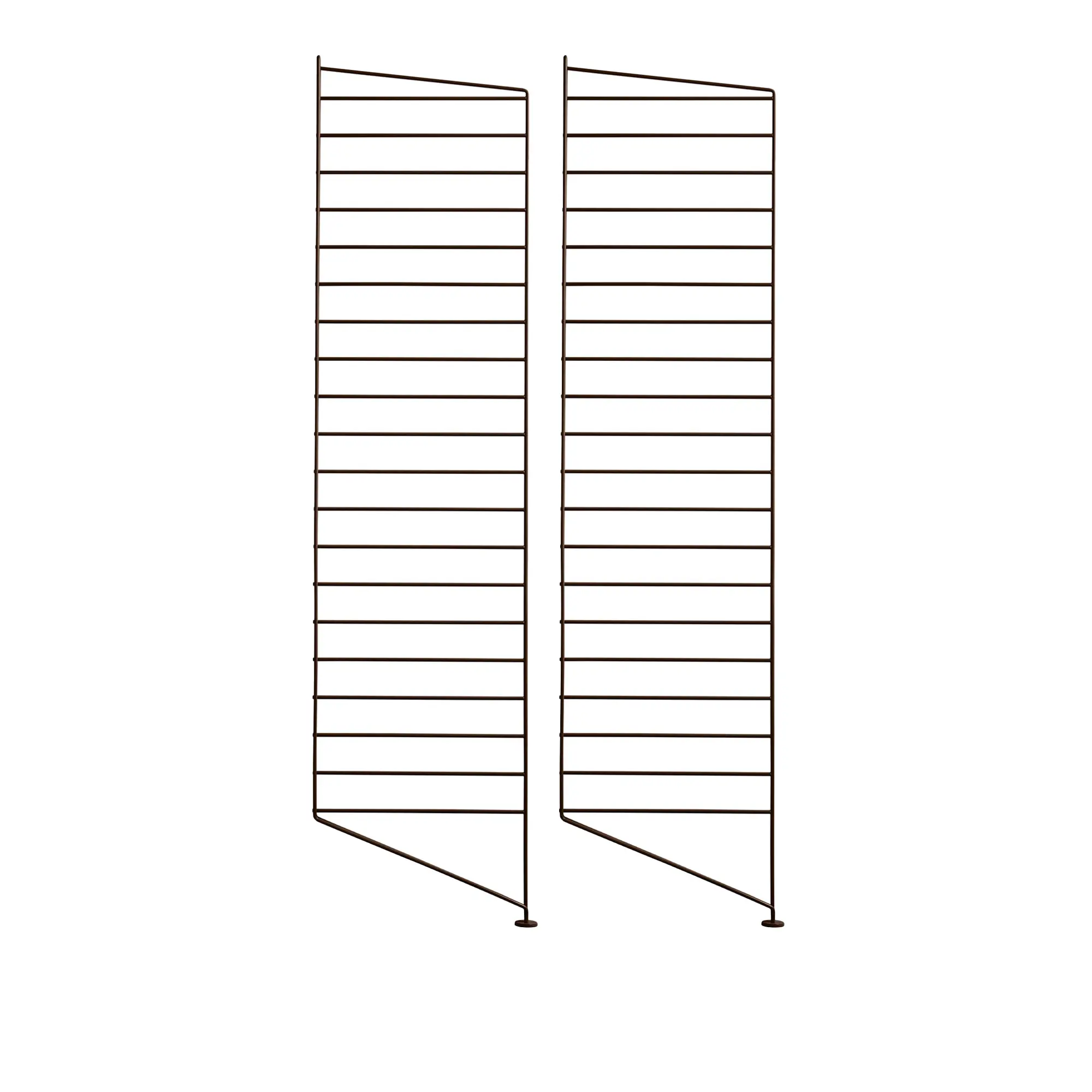 Golvgavel 115 x 30 cm 2-pack brun