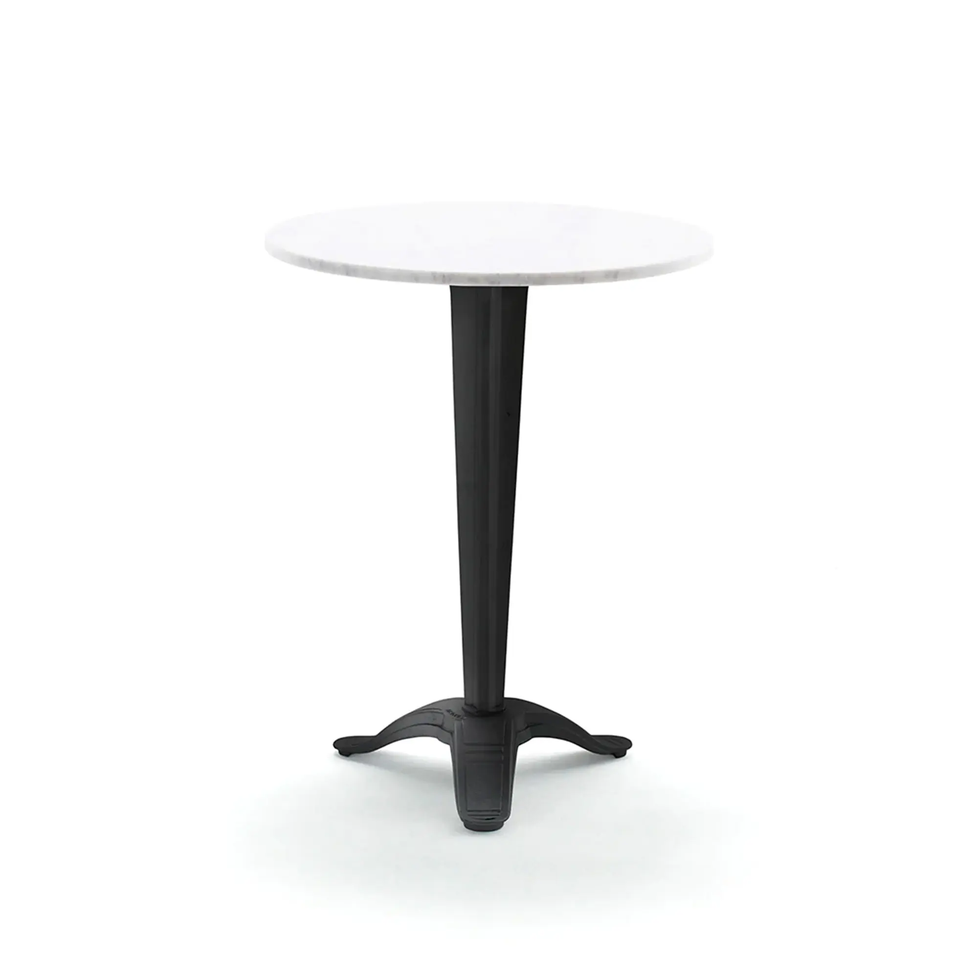 Calais Bord Liten Fot Vit Carrara Marmor
