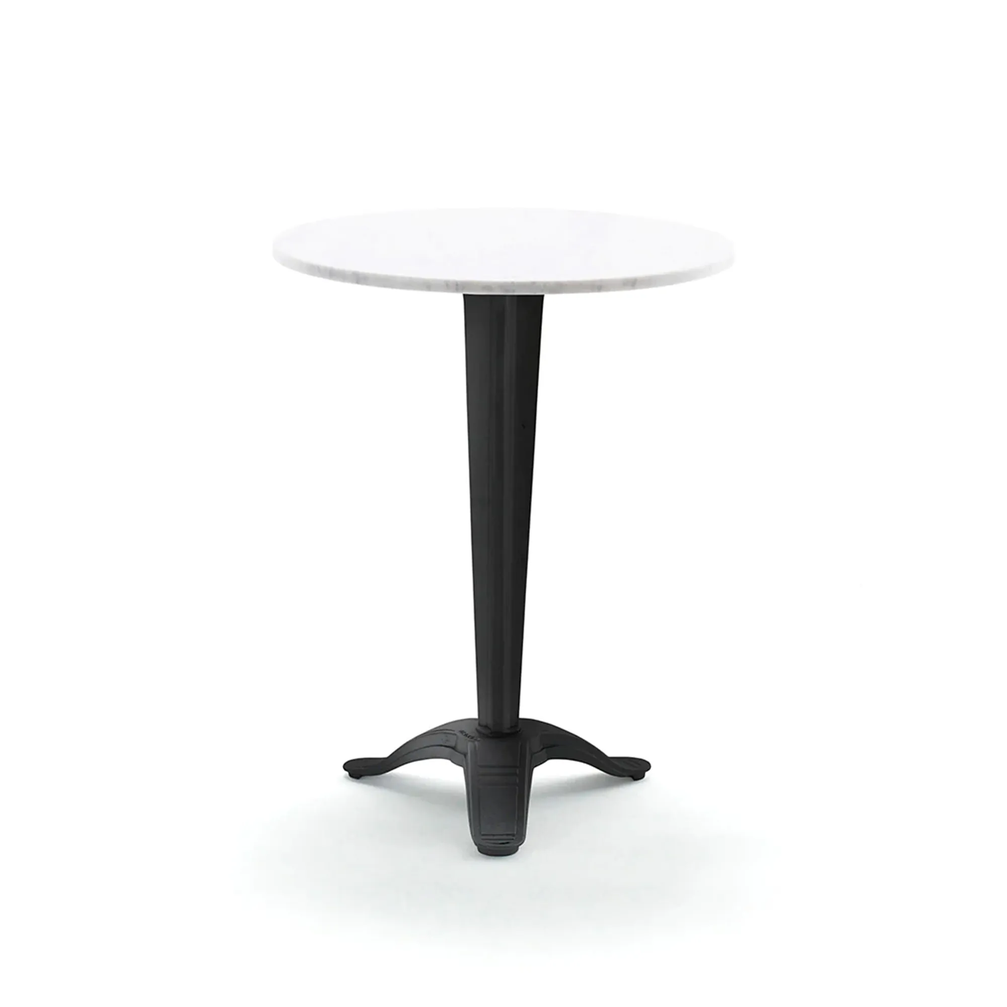 Calais Bord Liten Fot Vit Carrara Marmor