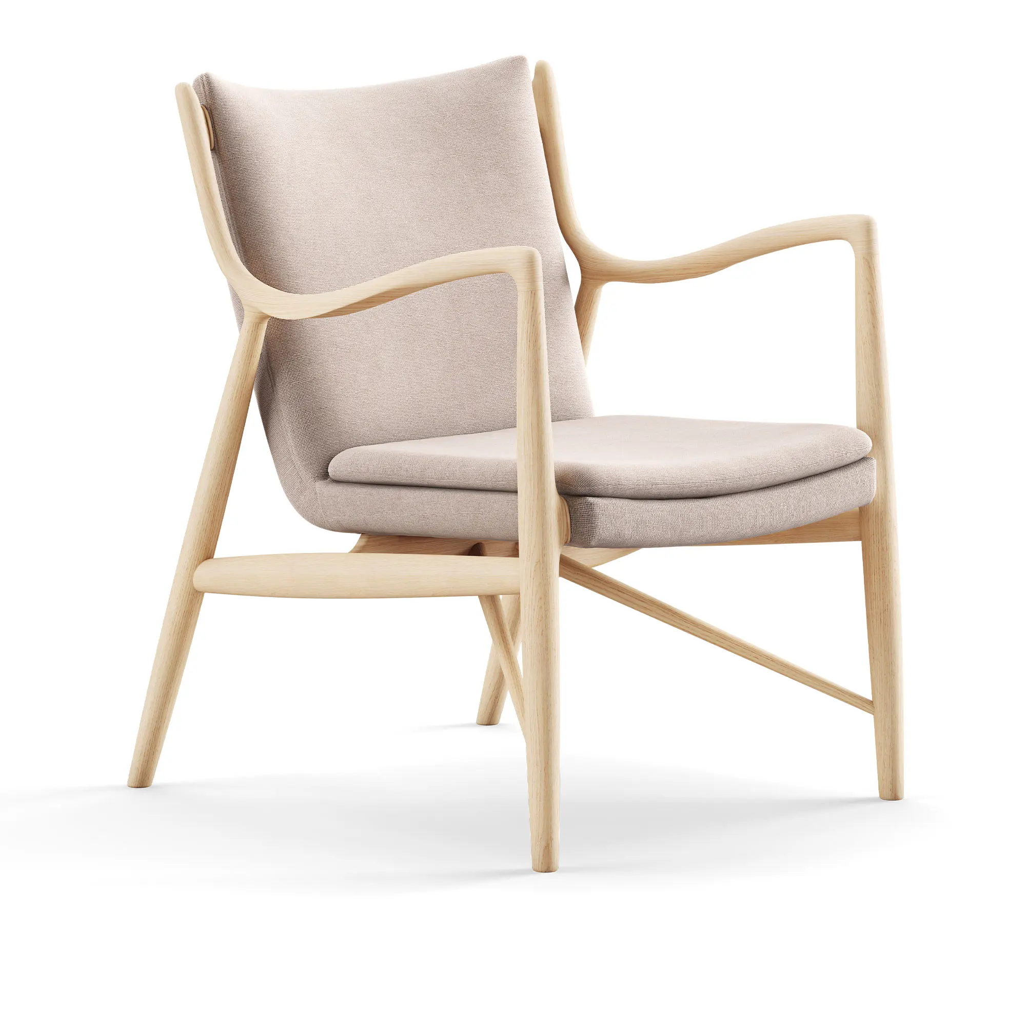 45 fåtölj Clear oiled oak