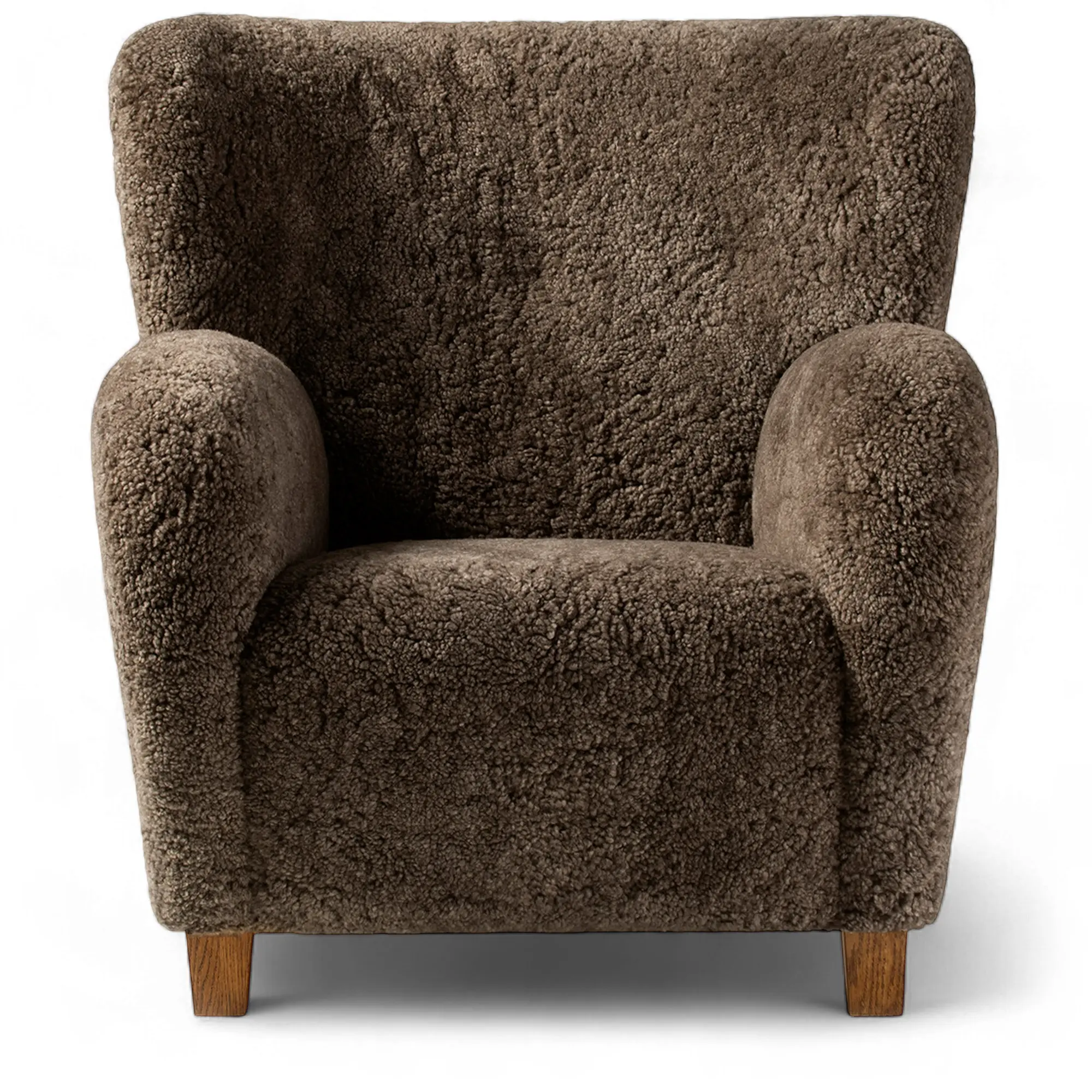 Karu Chair Sheepskin Sahara Fumed Oak