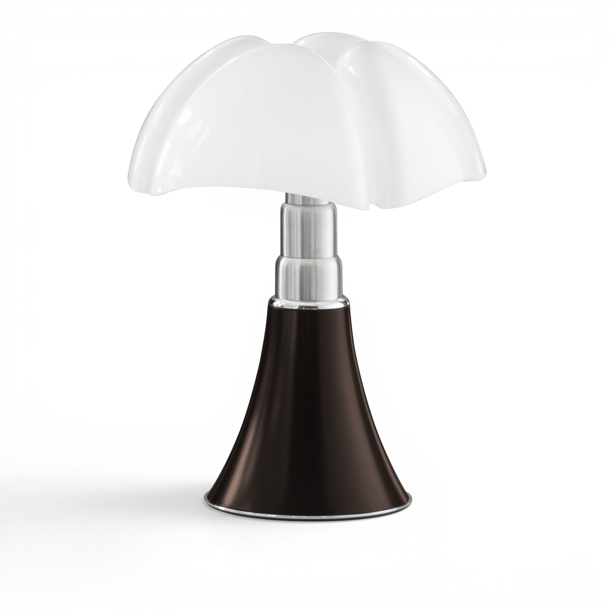 Martinelli Luce - Minipipistrello bordslampa mörkbrun - Bordslampor - Gae Aulenti
