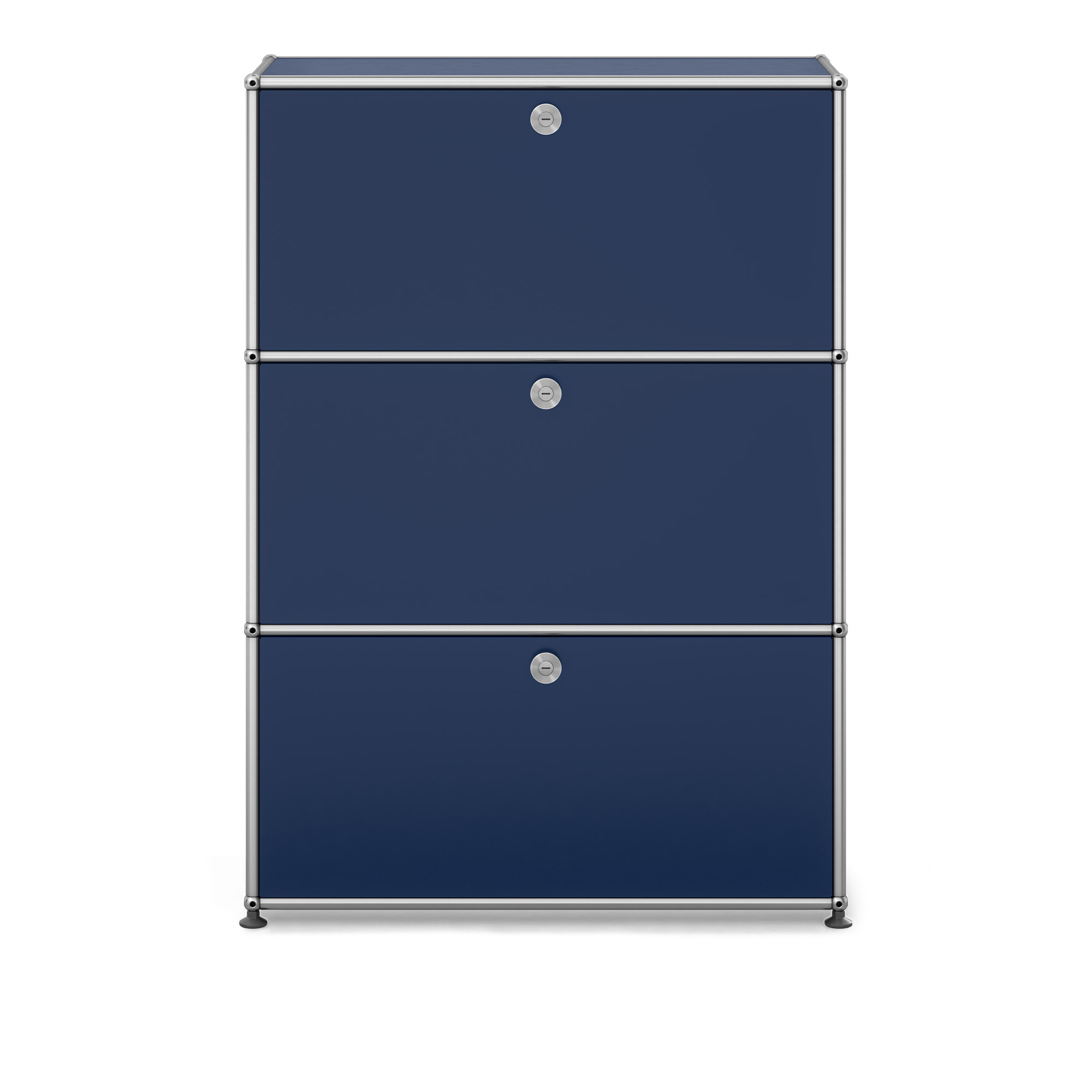 USM - USM Haller Shelf G1 Steel Blue - Skåp och vitrinskåp - Fritz Haller & Paul Schärer - Blå | Möbler - Förvaring Och Hyllor - Skåp Och Vitrinskåp | Möbelexperten