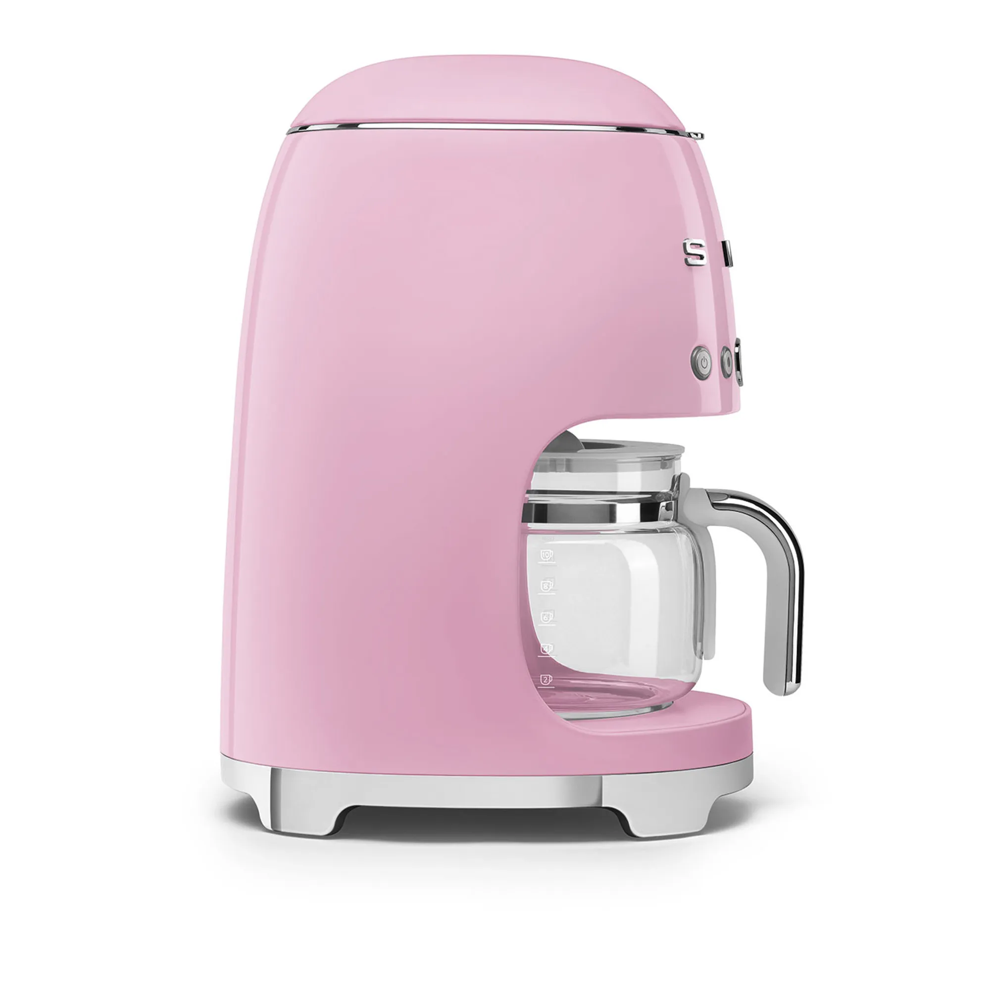Smeg Drip Coffee Machine Pink