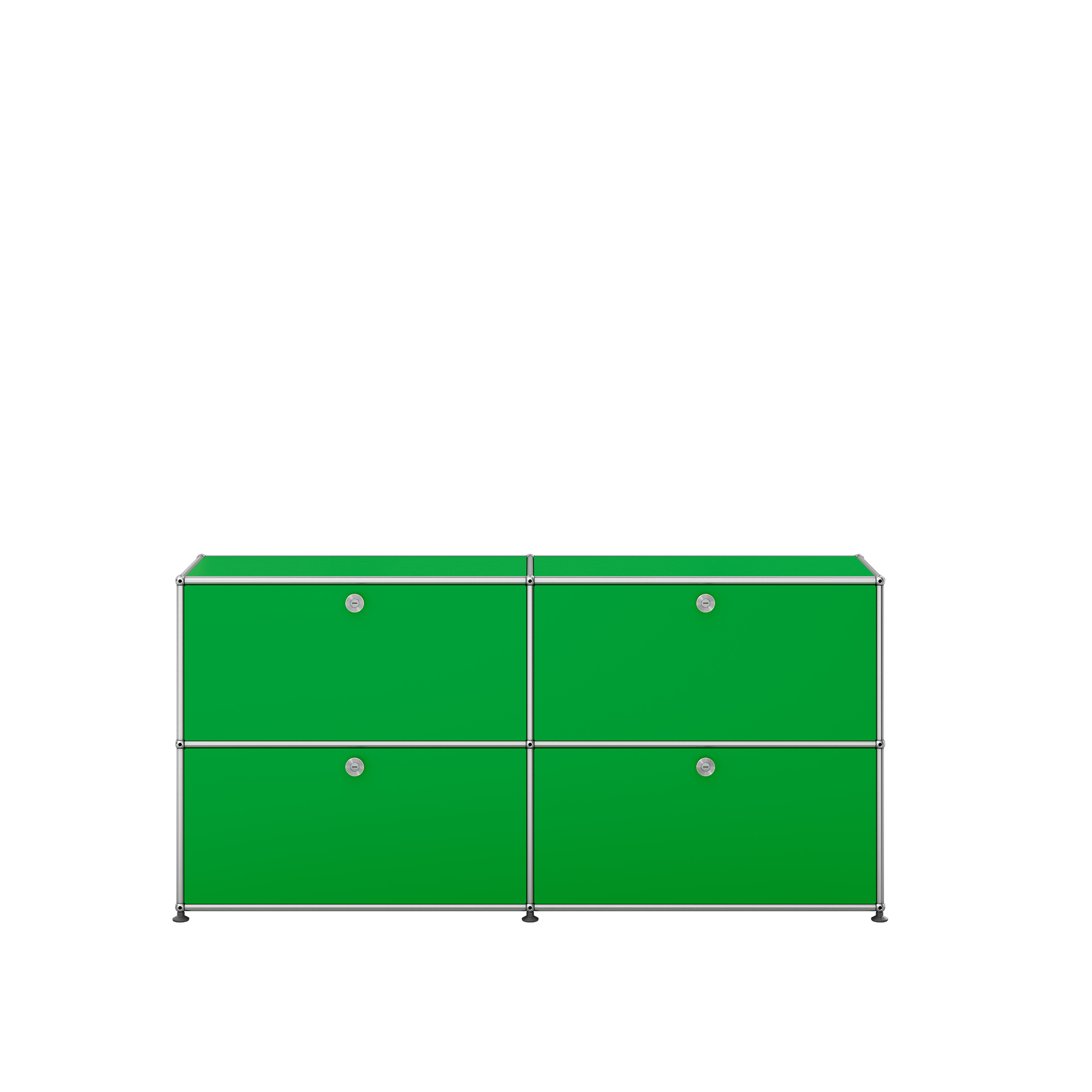 USM - USM Haller 109 Sideboard, USM Green - Sideboards - Grön - Metall