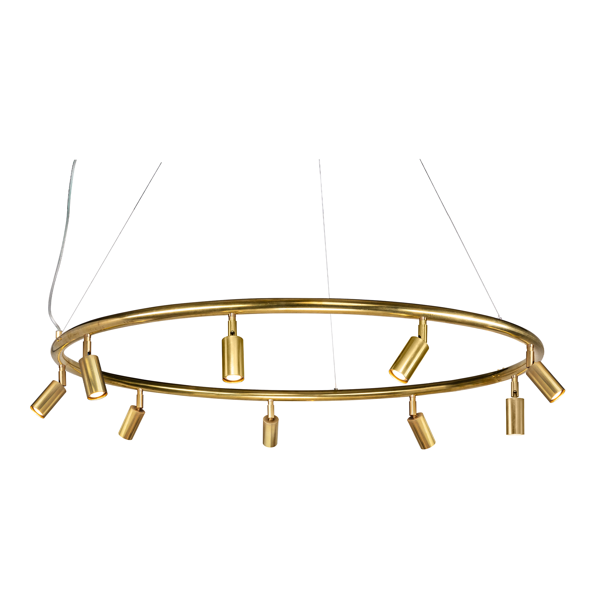 Örsjö Belysning - Starlight chandelier Ø100cm – Raw brass - Takkronor - Jonas Bohlin - Guld - Metall | Belysning - Taklampor - Takkronor | Möbelexperten
