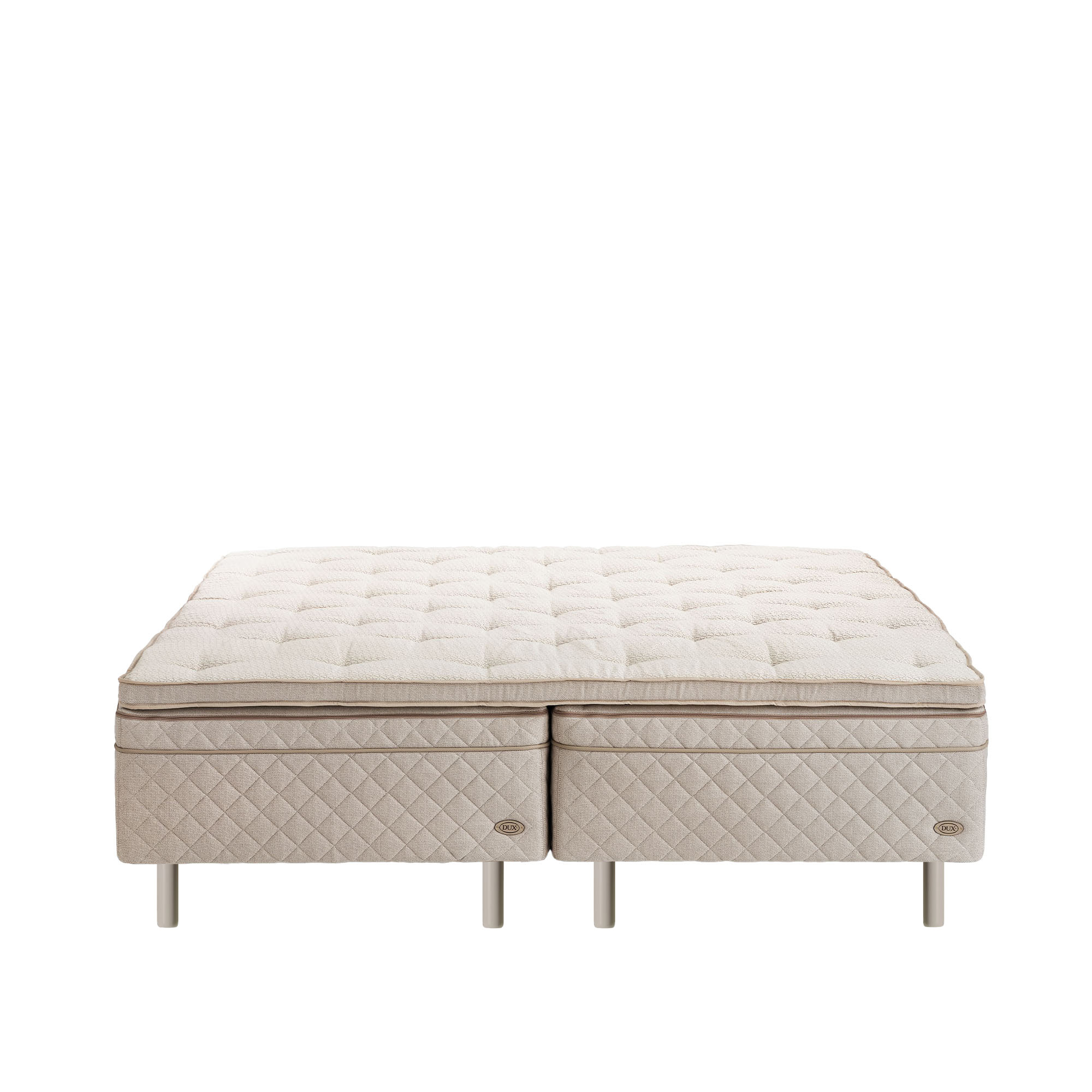 DUX - Dux 30 resårbotten medium 180x200 cm/ Top Pad Plus Bäddmadrass/ Rund oatmeal 20 cm - Sängar - Beige | Möbler - Sängar Och Tillbehör - Sängar | Möbelexperten