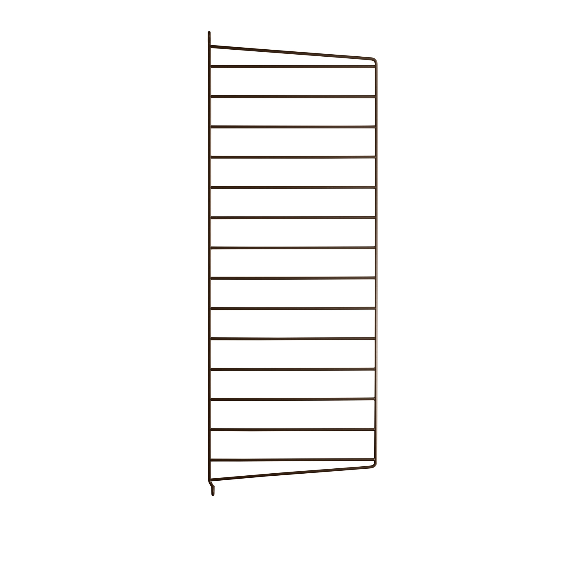 String - String Väggavel 75 x 30 cm, Brun, 2-pack - Hyllsystem - Nils Strinning - Brun - Metall