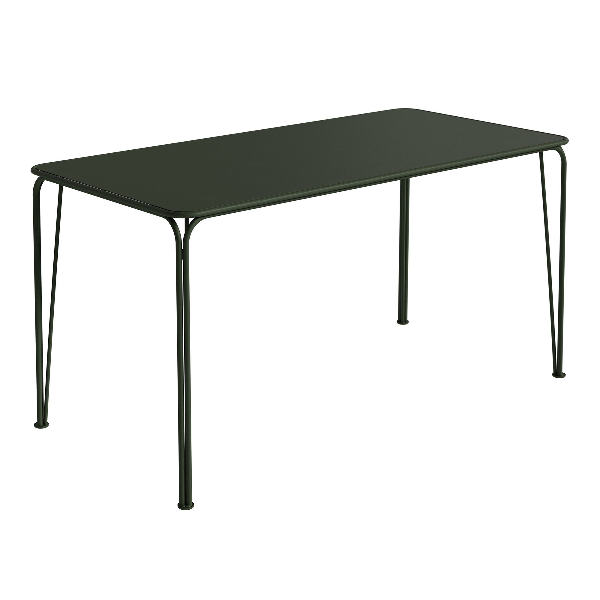 Grythyttan Stålmöbler - Table Libelle 140 Green - Matbord utomhus - Metall | Utemöbler - Utebord - Matbord Utomhus | Möbelexperten