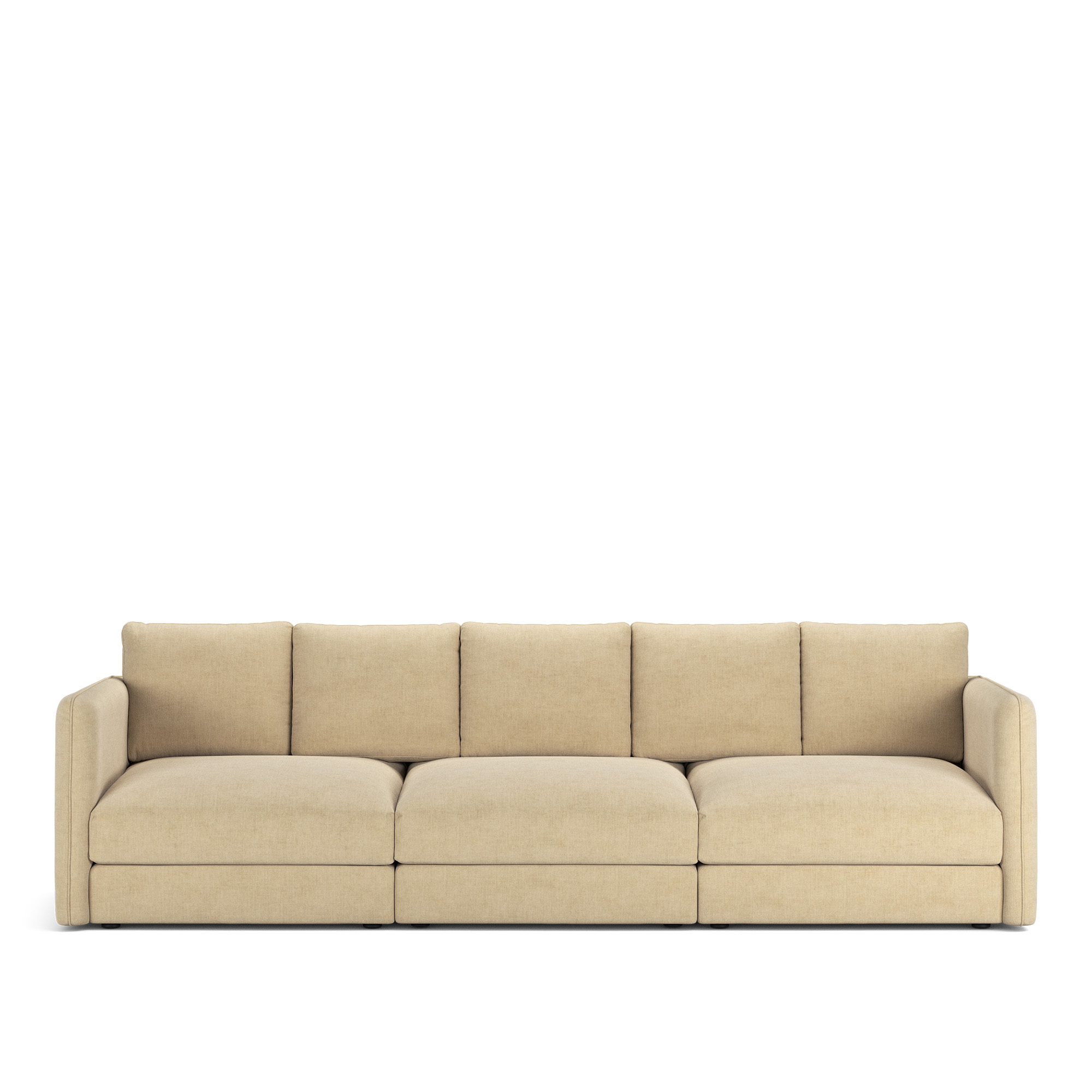 NOGA - Pavarotti 3-Seater, Removable Cover, Cushion Variant 02, Sienna Tonal 10 - Soffor - Beige