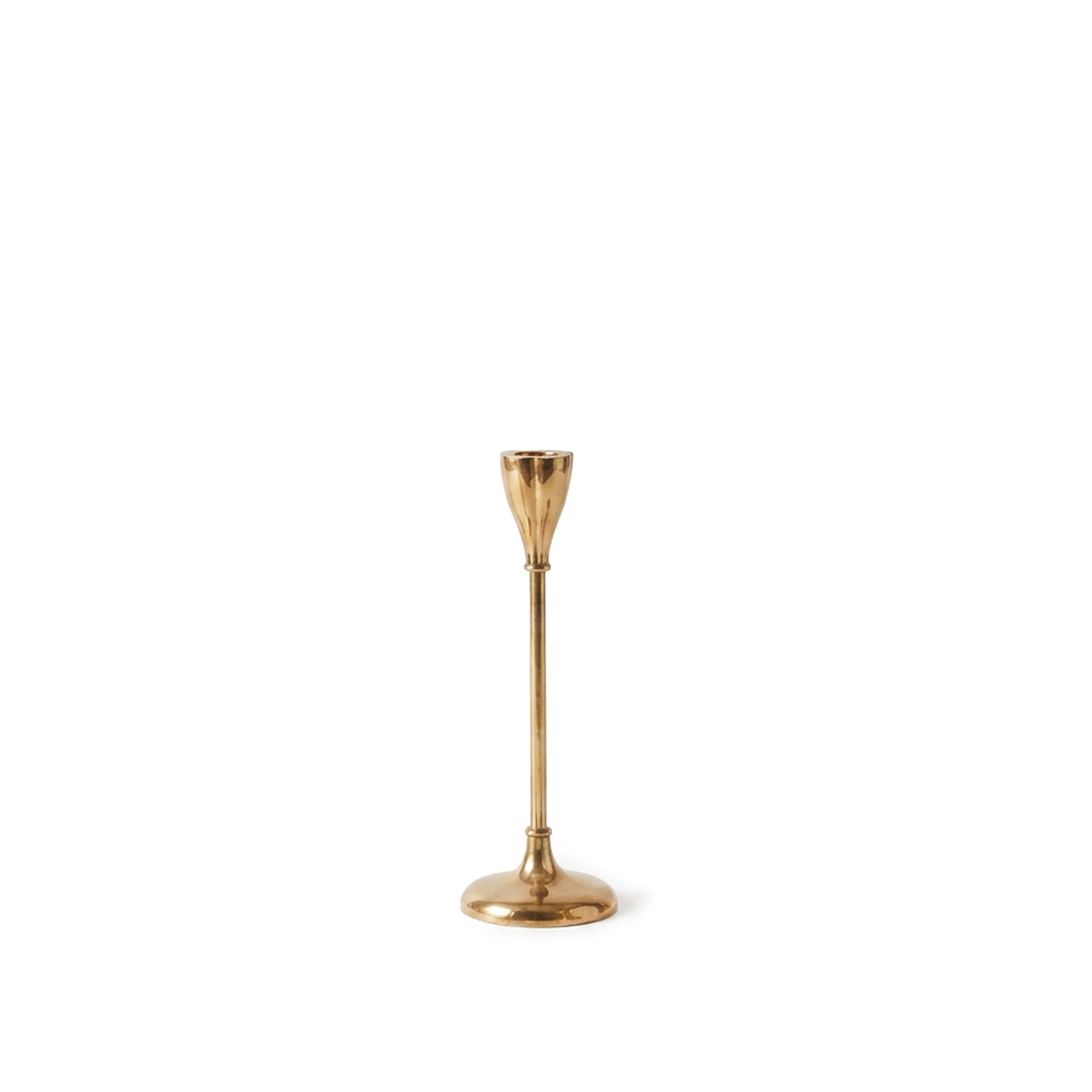 Tinted Objects - Lupia ljusstake 20 cm m&auml;ssing - Ljusstakar - Guld - Metall